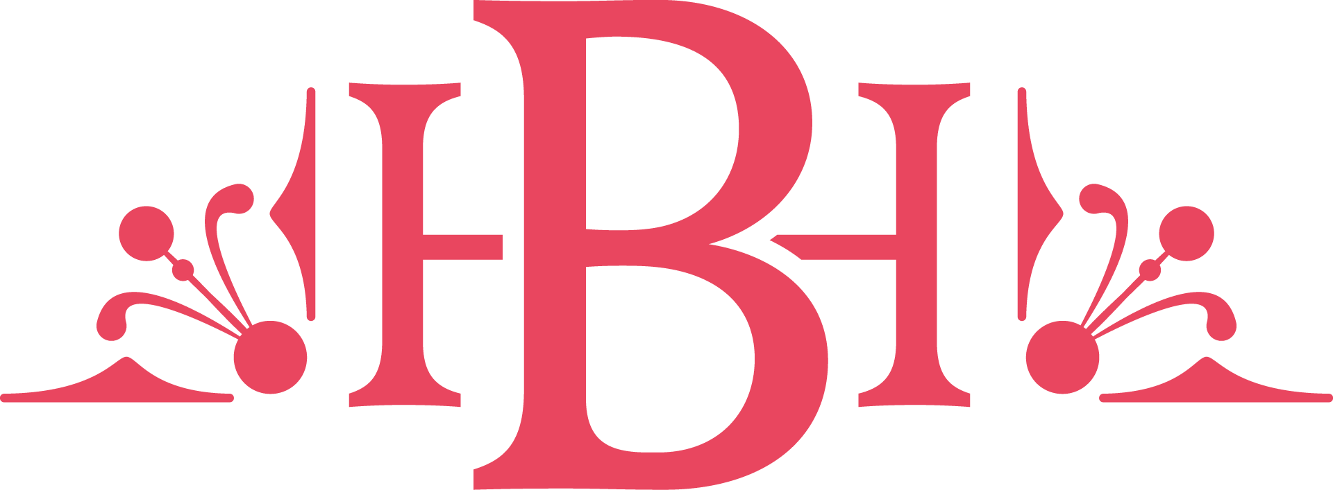 Tekst som sier "BH for Balestrand hotell" med tegn på starten og slutten.