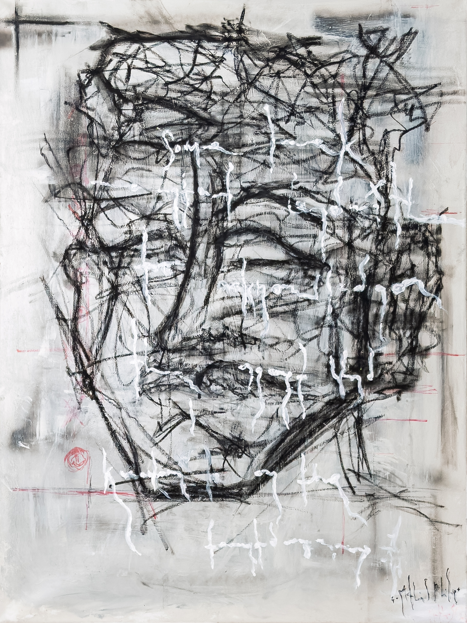 DENSE SCRIBBLE HEAD 120x90