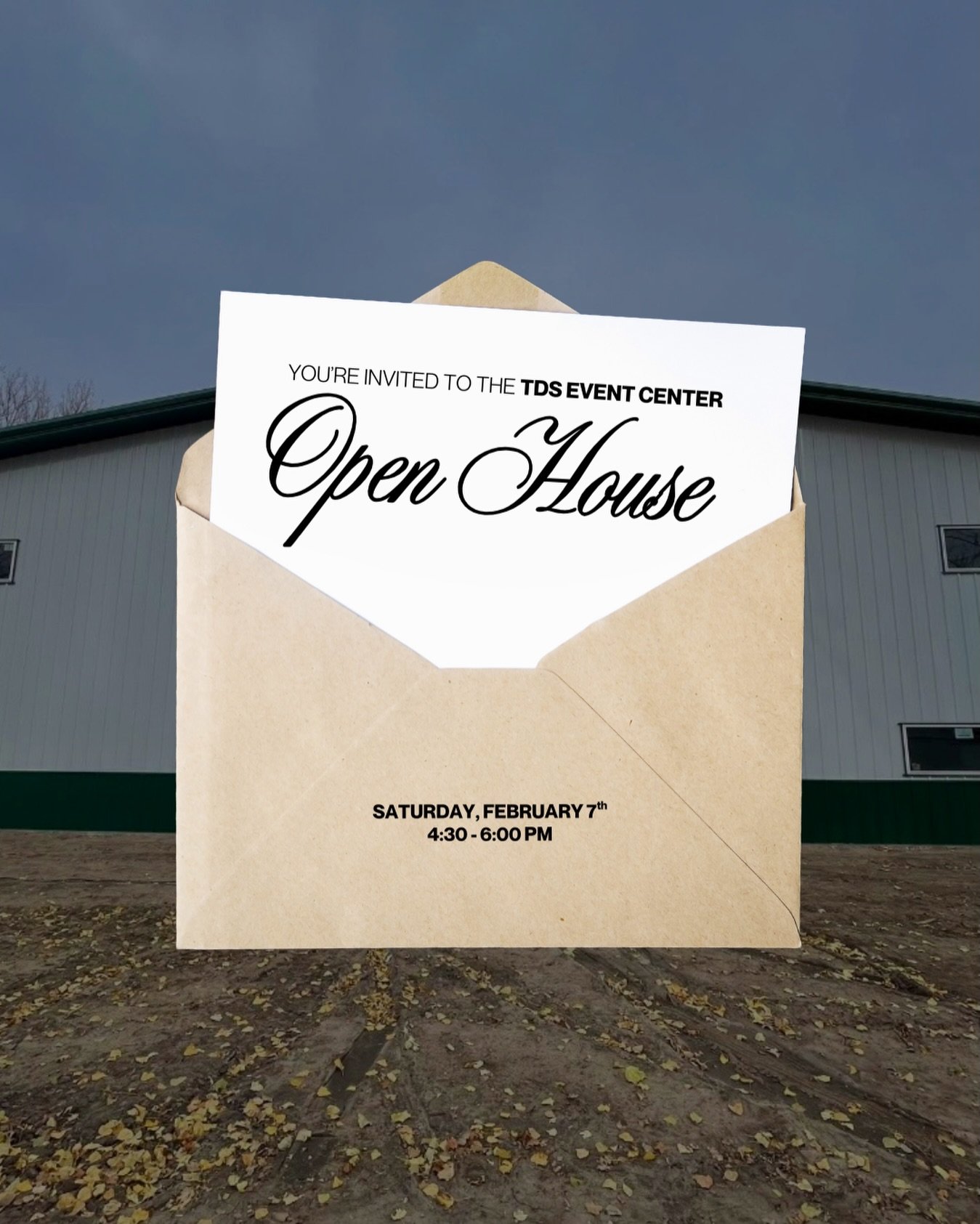 Want a tour of the new building at the fair grounds?! The TDS Event Center is hosting an open house THIS Saturday from 4:30-6:00! Come say hi and check out the new space 👋