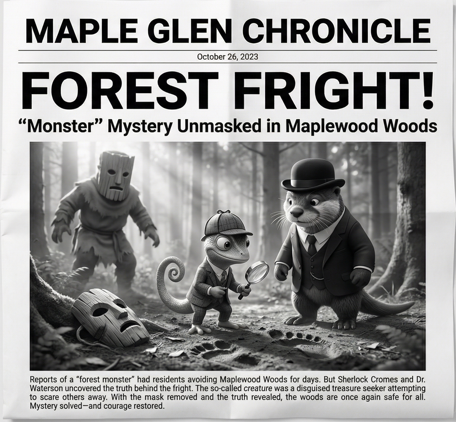 Sherlock Solves the case