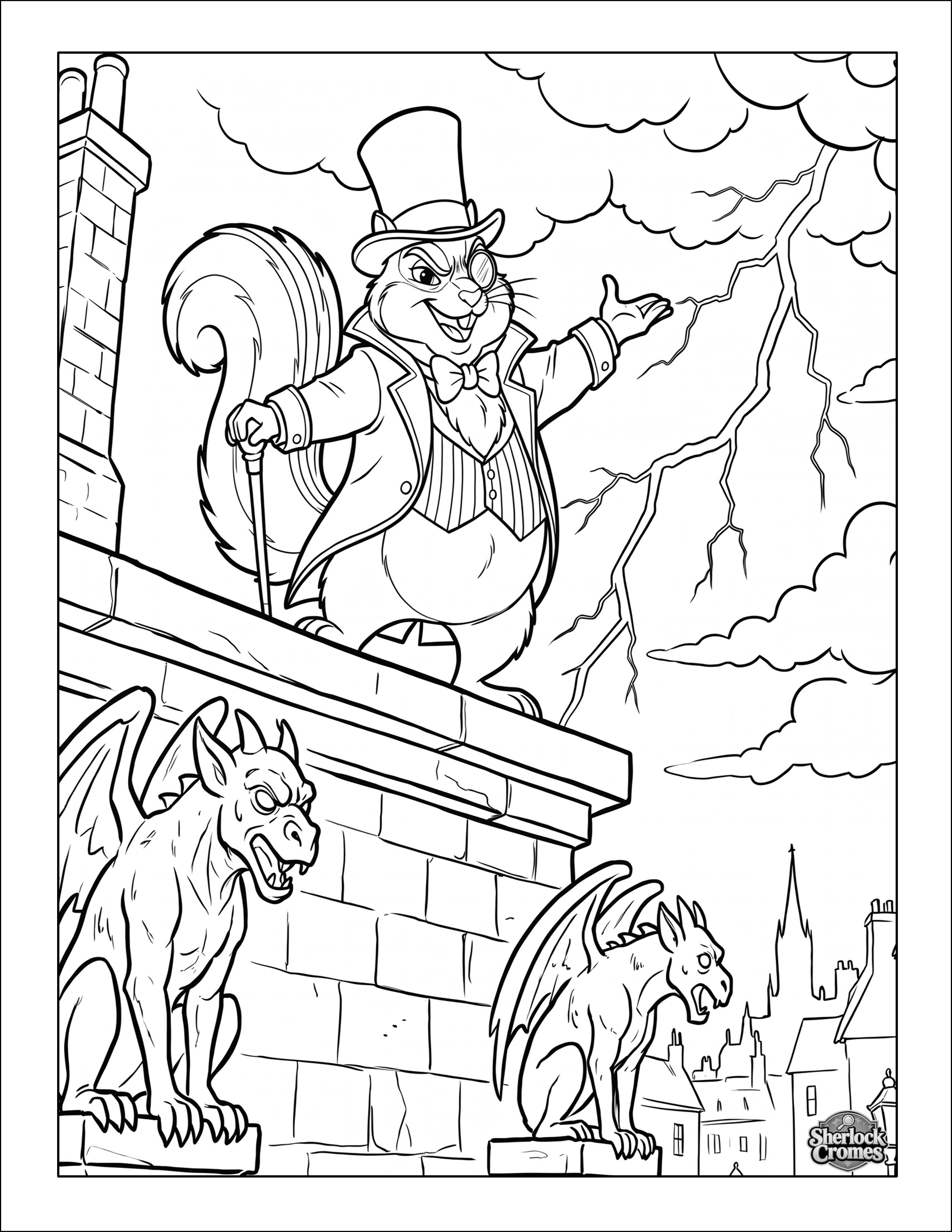 Sherlock Free Coloring pages