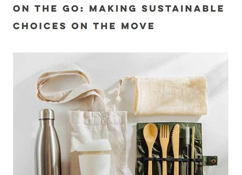 One-page Squarespace website design for a eco zero waste business