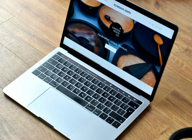 One-page Squarespace website design for a service-based business