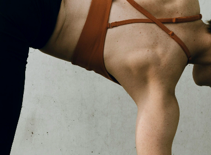 One-page Squarespace website design for a wellbeing, yoga or coaching business