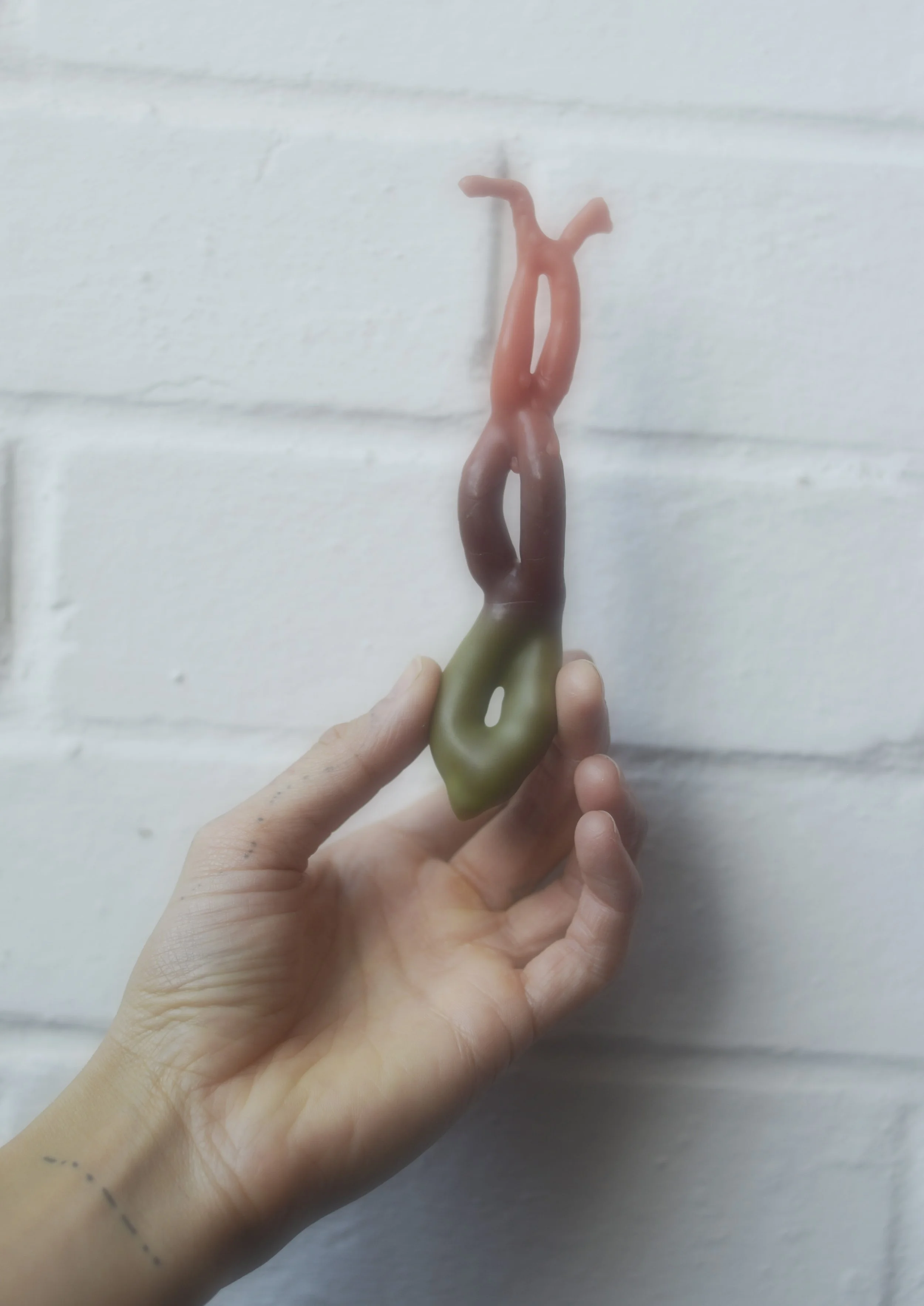 Twin Flame Candle - Rose Chocolate