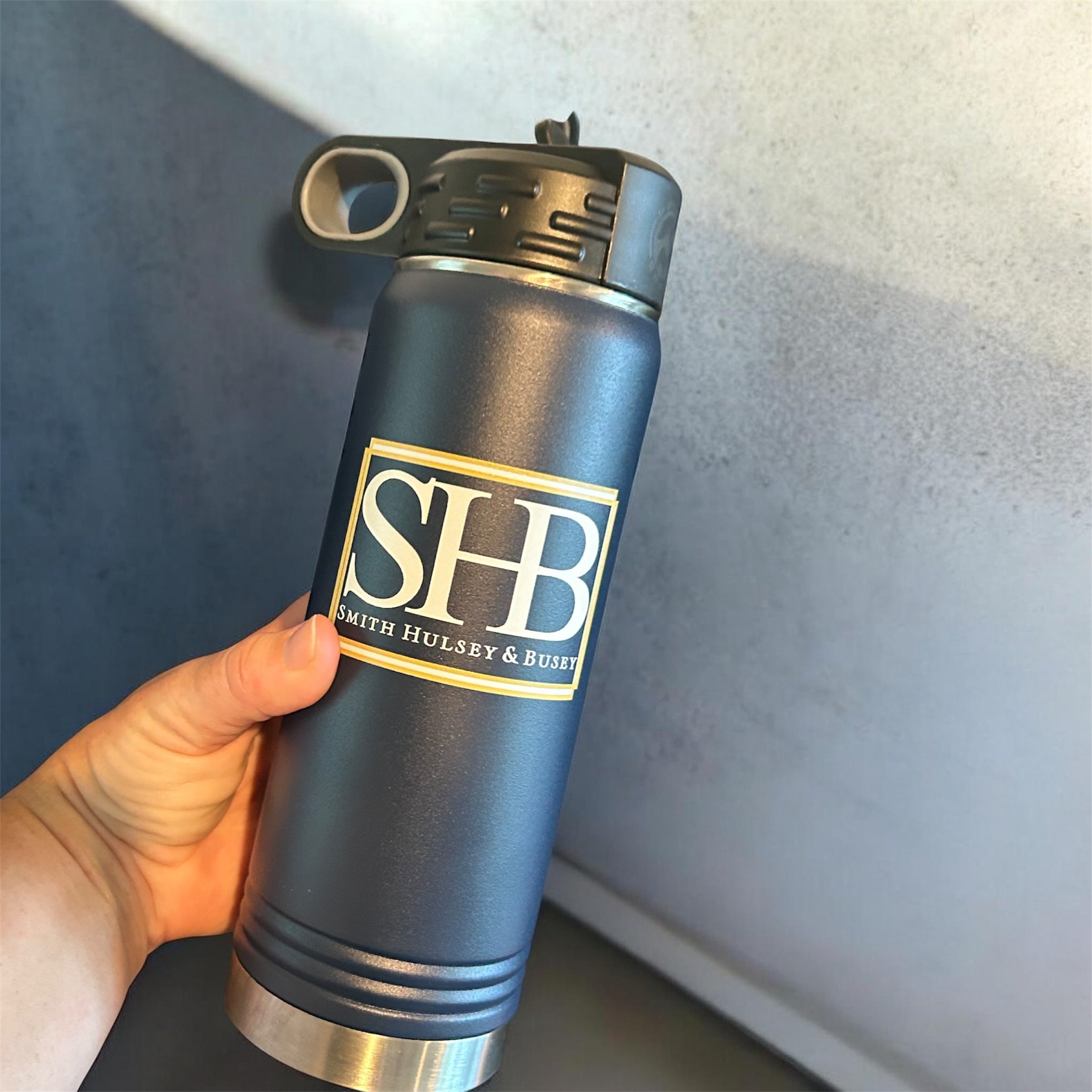Personalized water bottles for business- UV printed
