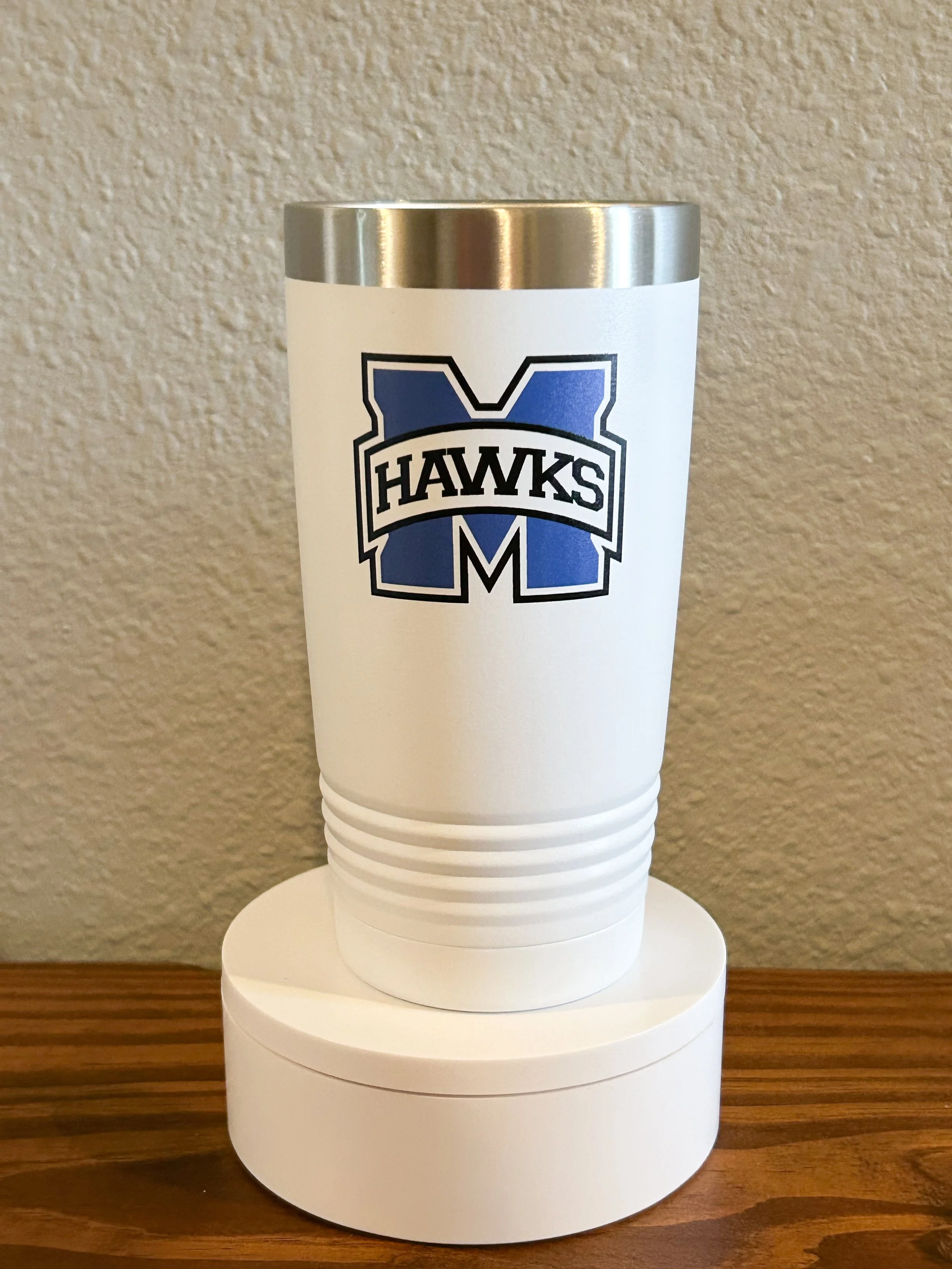 Personalized tumblers for a school event- UV printed