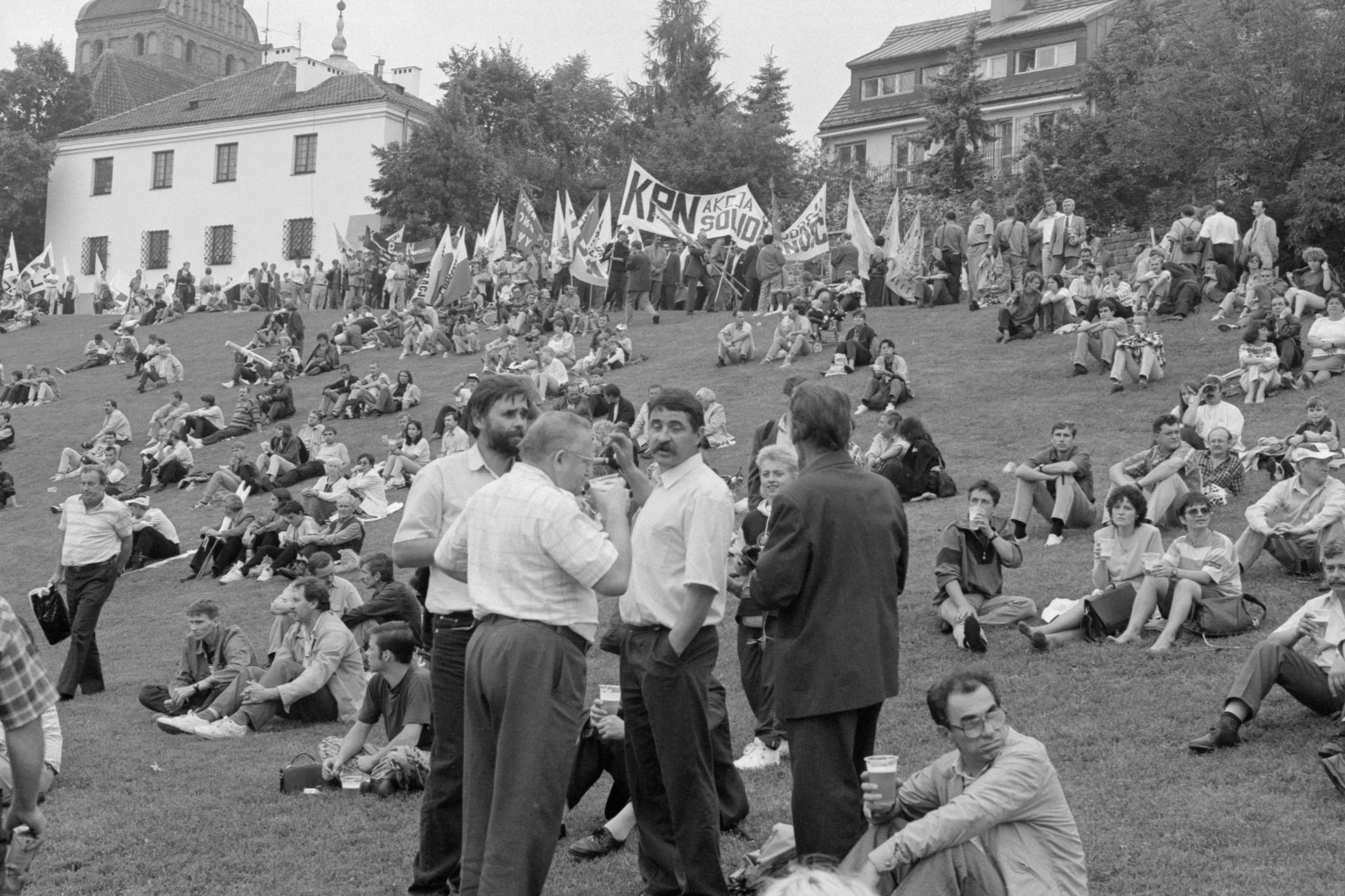 Demonstracja KPN i Solidarności, Warszawa, 1996