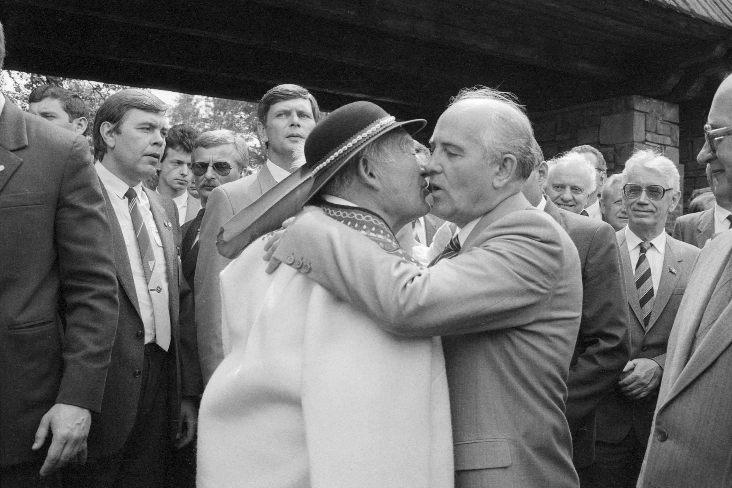 Michaił Gorbaczow w Muzeum Lenina.
Poronin, lipiec 1988