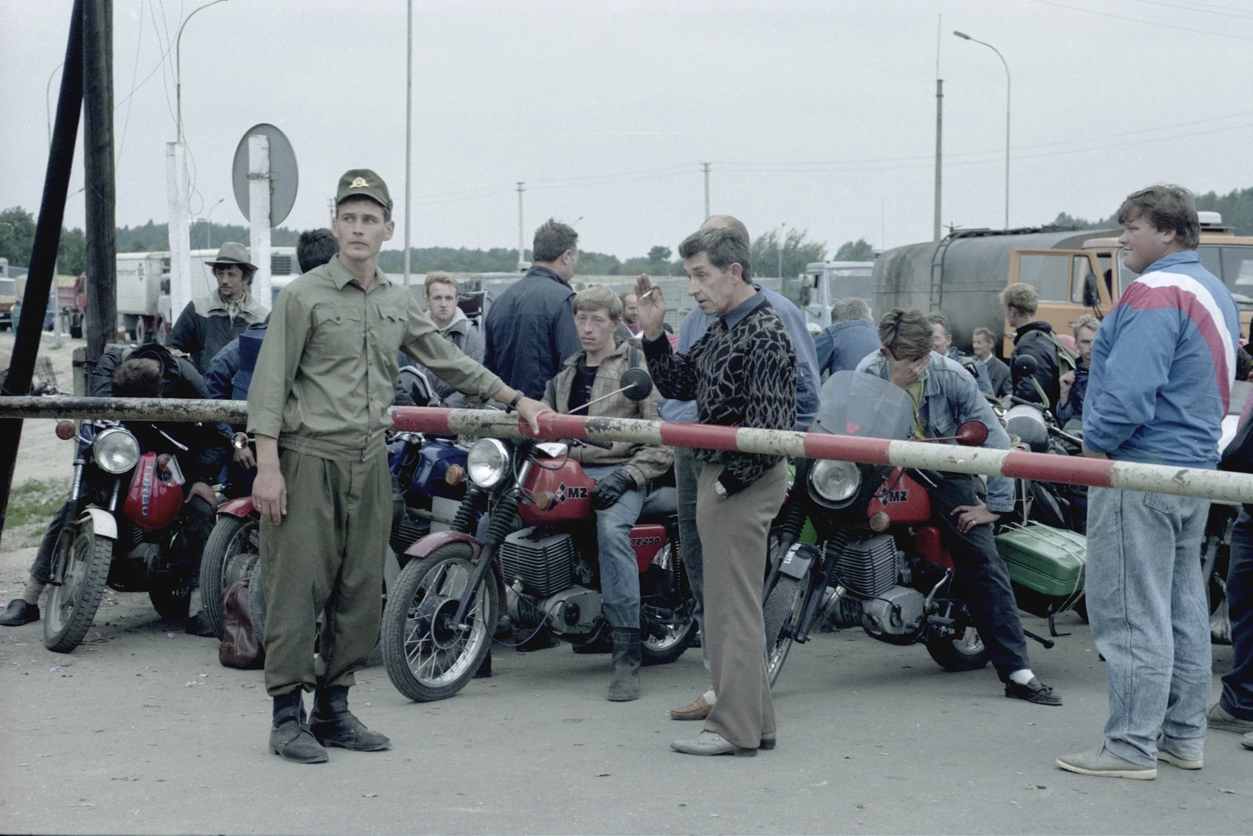 Przejście graniczne z Polską kilka dni po
uznaniu przez Związek Radziecki
niepodległości Litwy. Lazdijai, wrzesień 1991