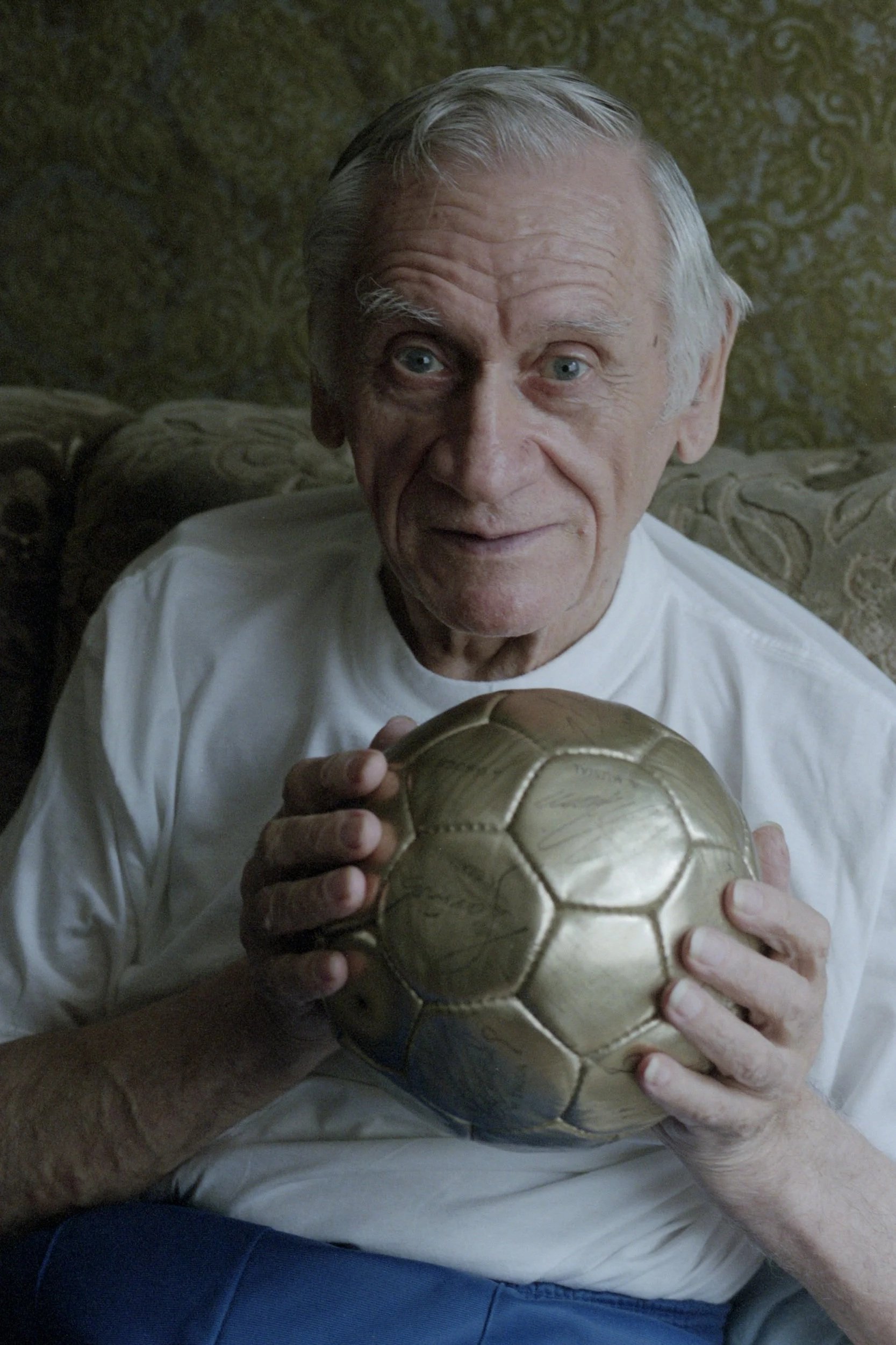 Trener Kazimierz Górski. Warszawa, lipiec 1998