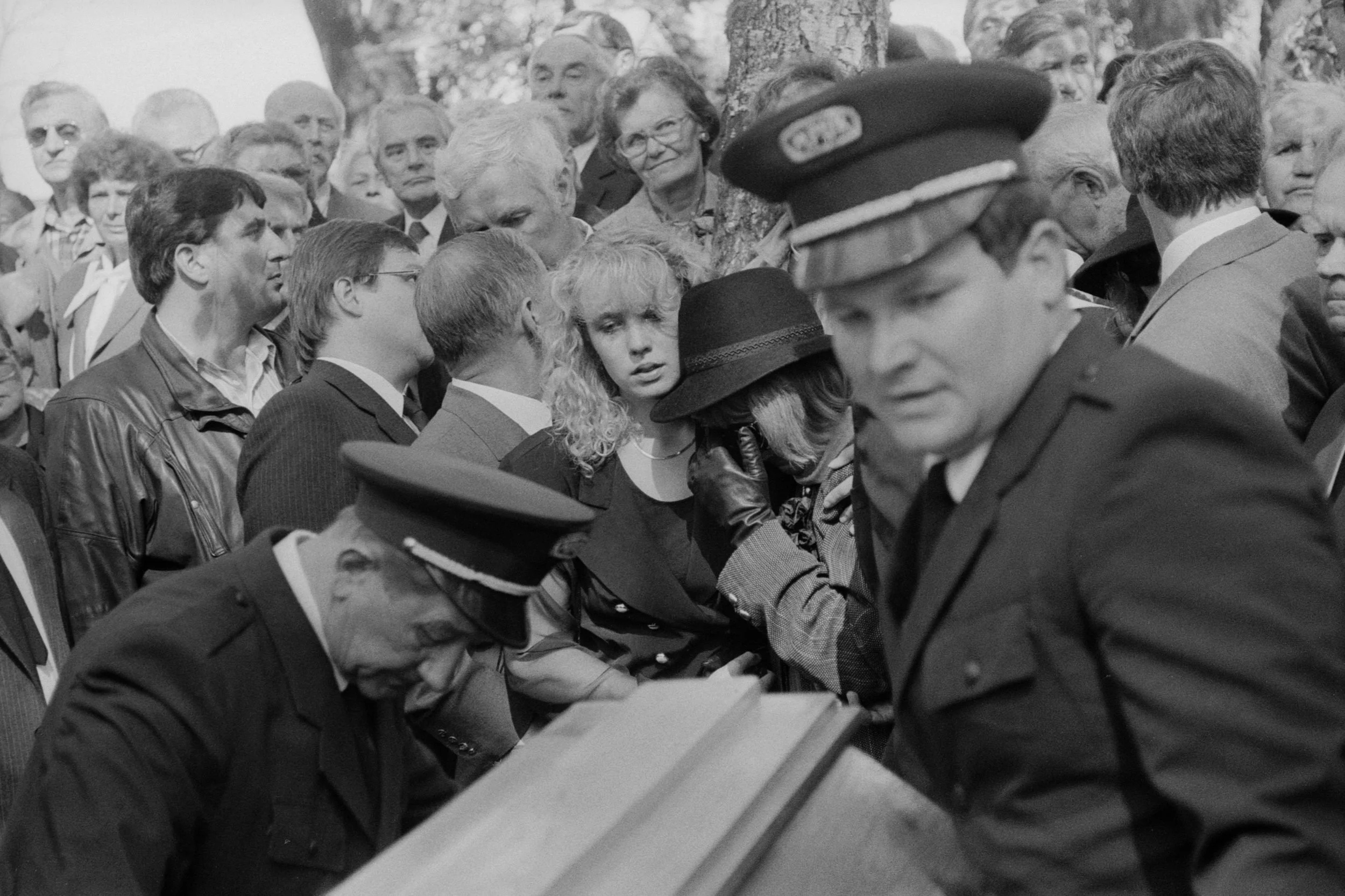 Pogrzeb Alicji i Piotra Jaroszewiczów.
Warszawa, lipiec 1992