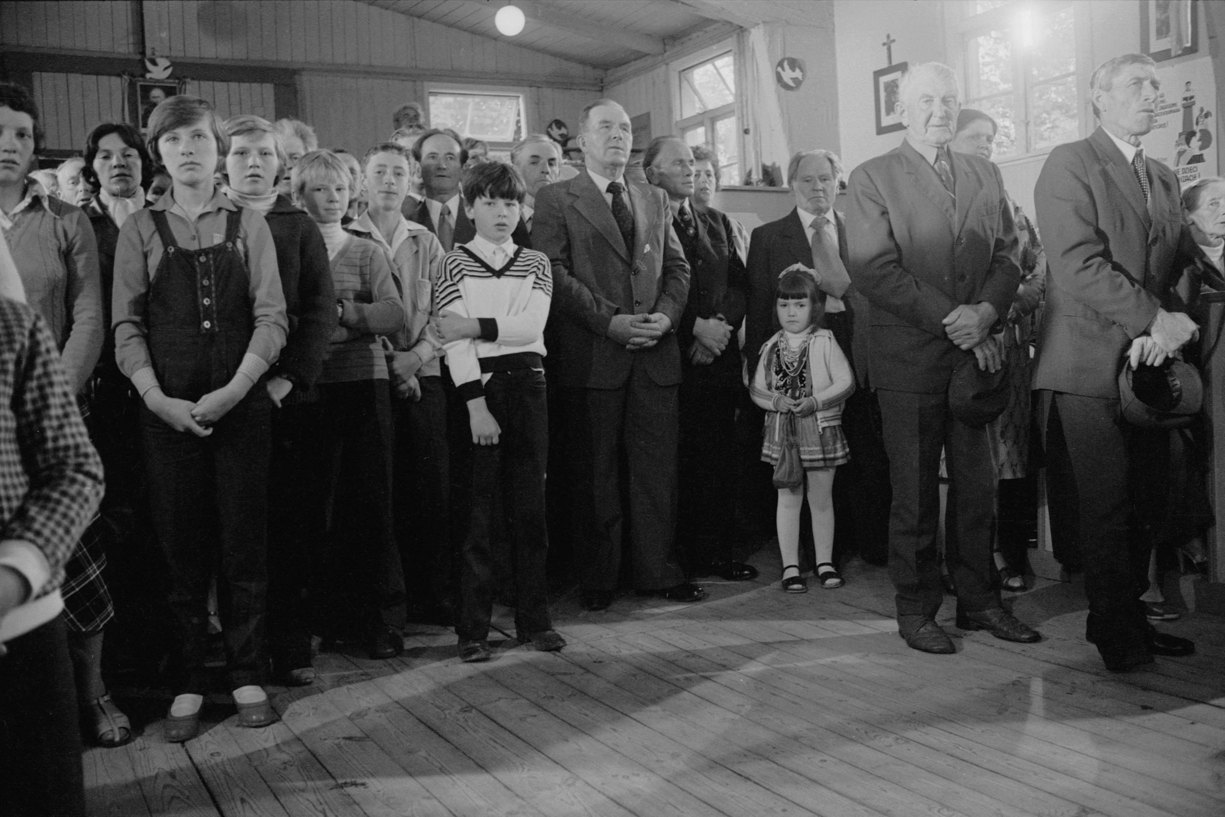 Wieś Pokrzywnica, Mazowsze, 1981