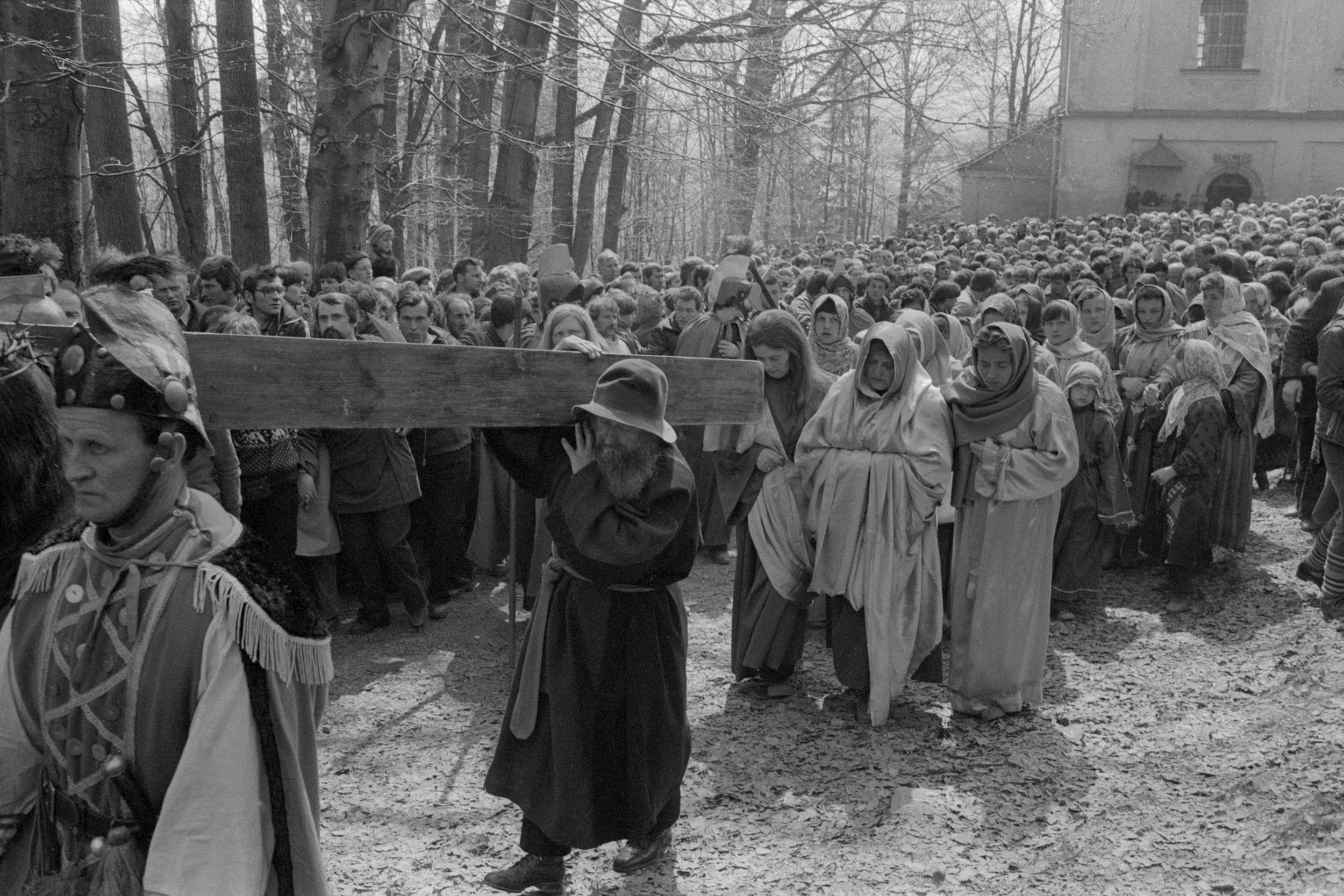 Misterium Męki Pańskiej. 
Kalwaria Zebrzydowska, kwiecień, 1981