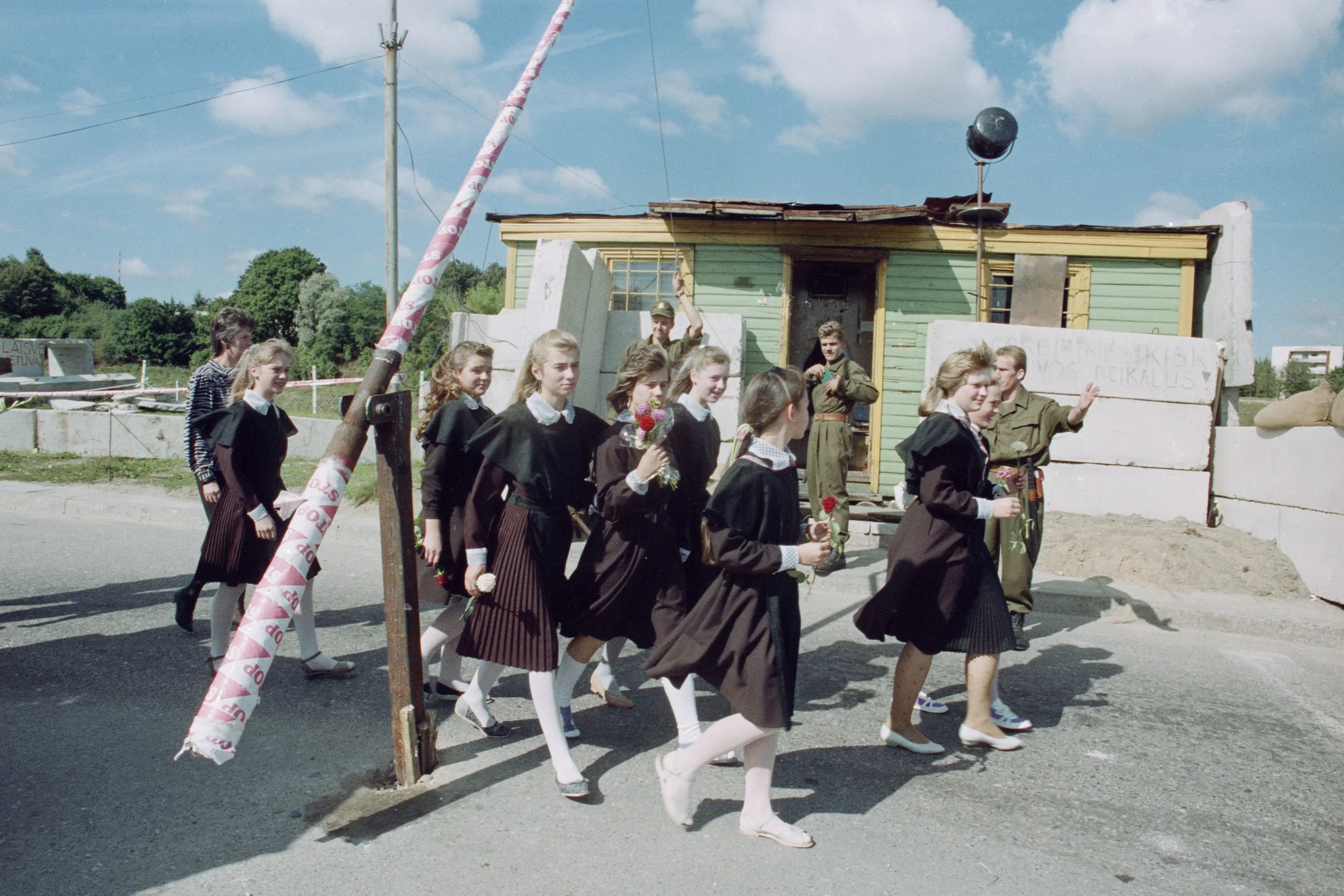 Pierwszy dzień szkoły na Litwie. Wilno,
wrzesień 1991
