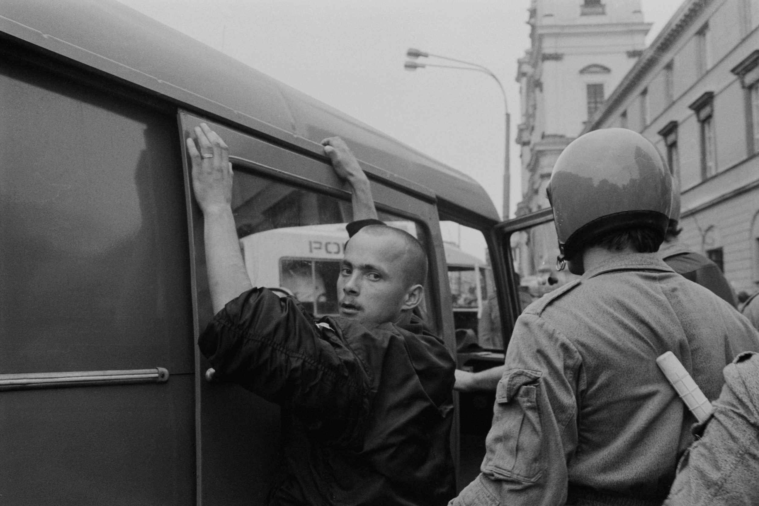 Demonstracja „na Belweder”. Warszawa, czerwiec 1993