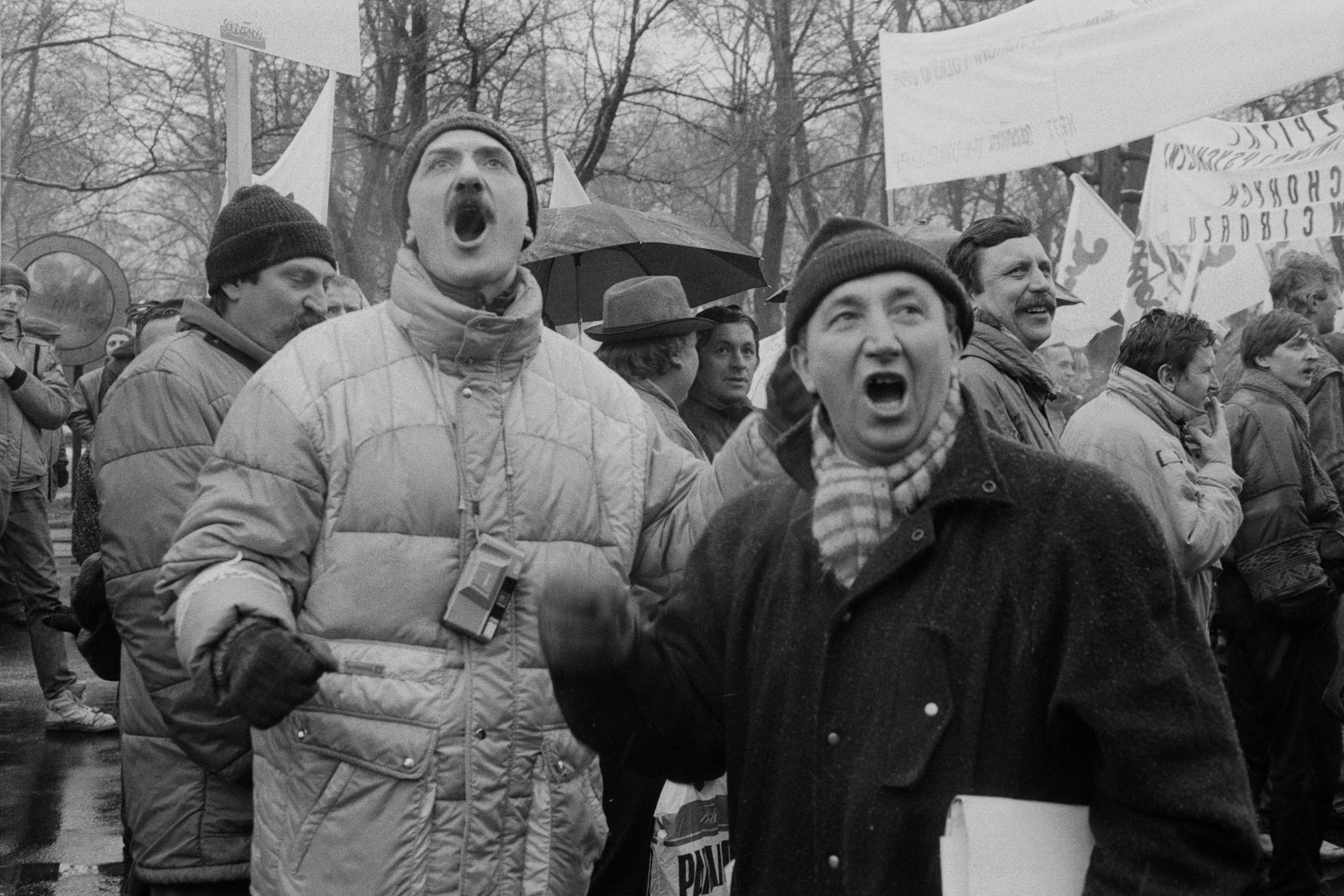 Ogólnopolska demonstracja Solidarności.
Warszawa, luty 1994