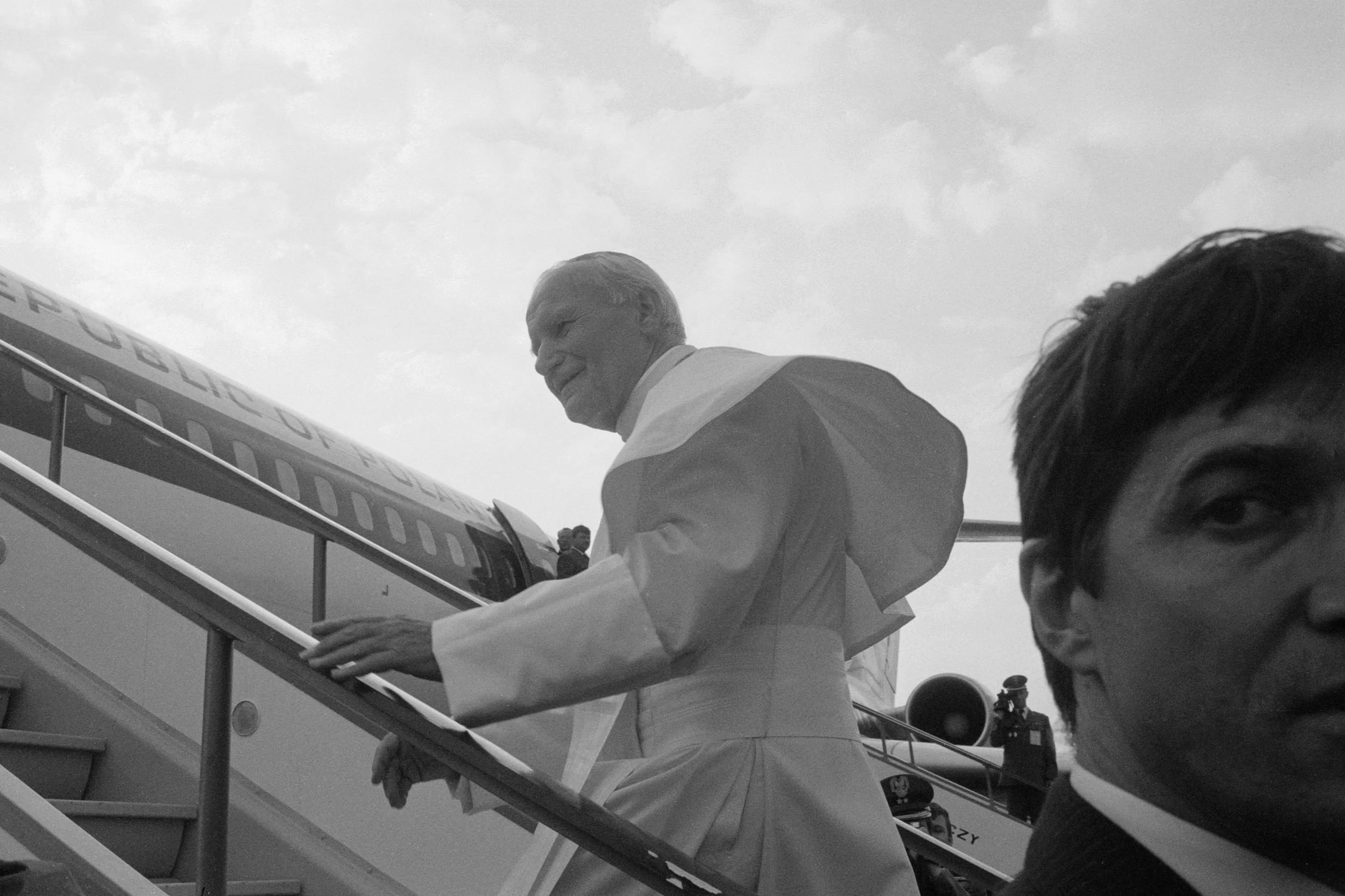 Jan Paweł II podczas czwartej wizyty w
Polsce, czerwiec 1991