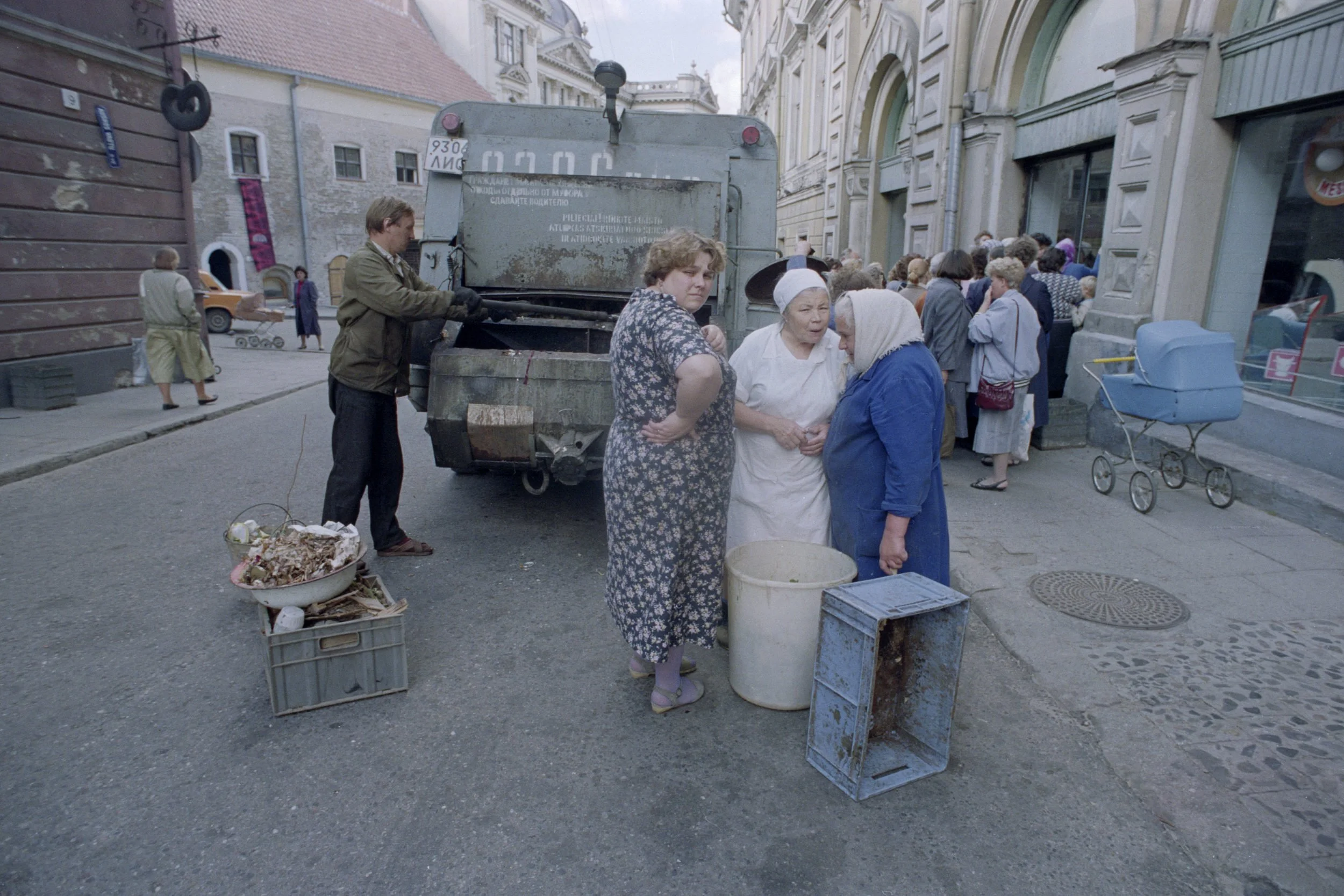 Wilno, Litwa, lato 1990