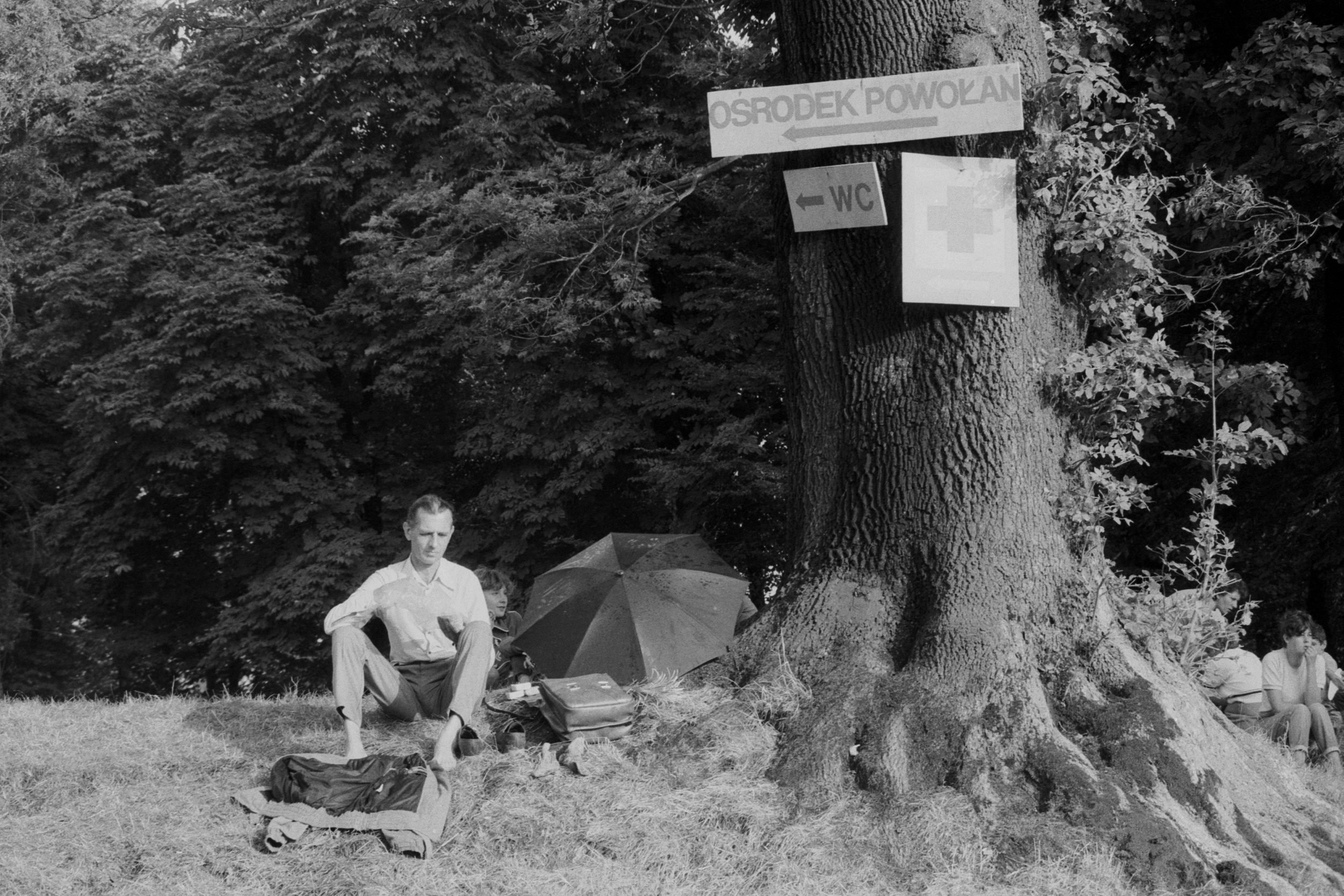 Pielgrzym. Misterium Męki Pańskiej. Górka Klasztorna, marzec 1989