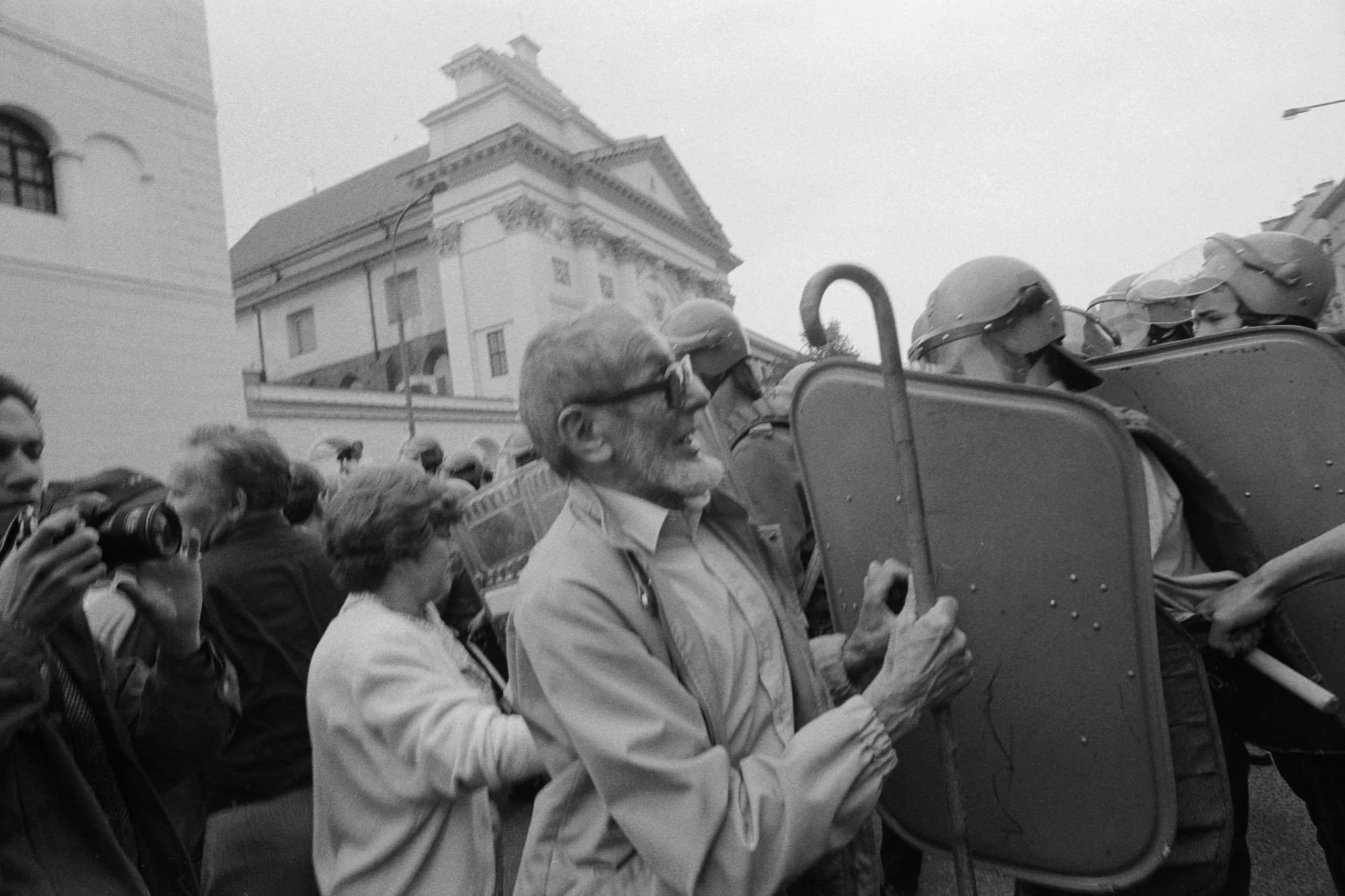 Demonstracja „na Belweder”.
Warszawa, czerwiec 1993
