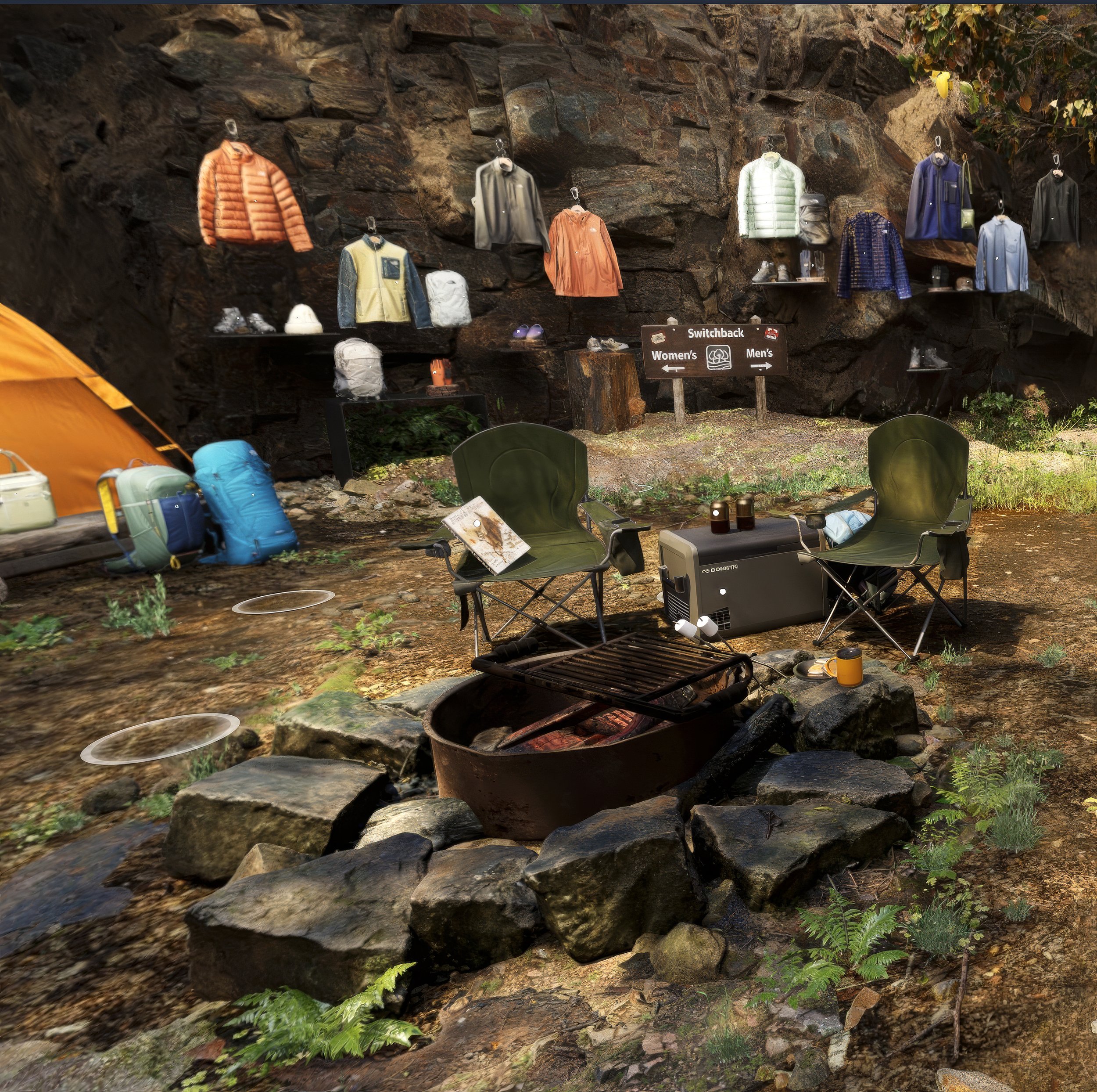 Immersive 3D retail storefront for The North Face Amazon launch

Spatial digital commerce environment for outdoor lifestyle brand