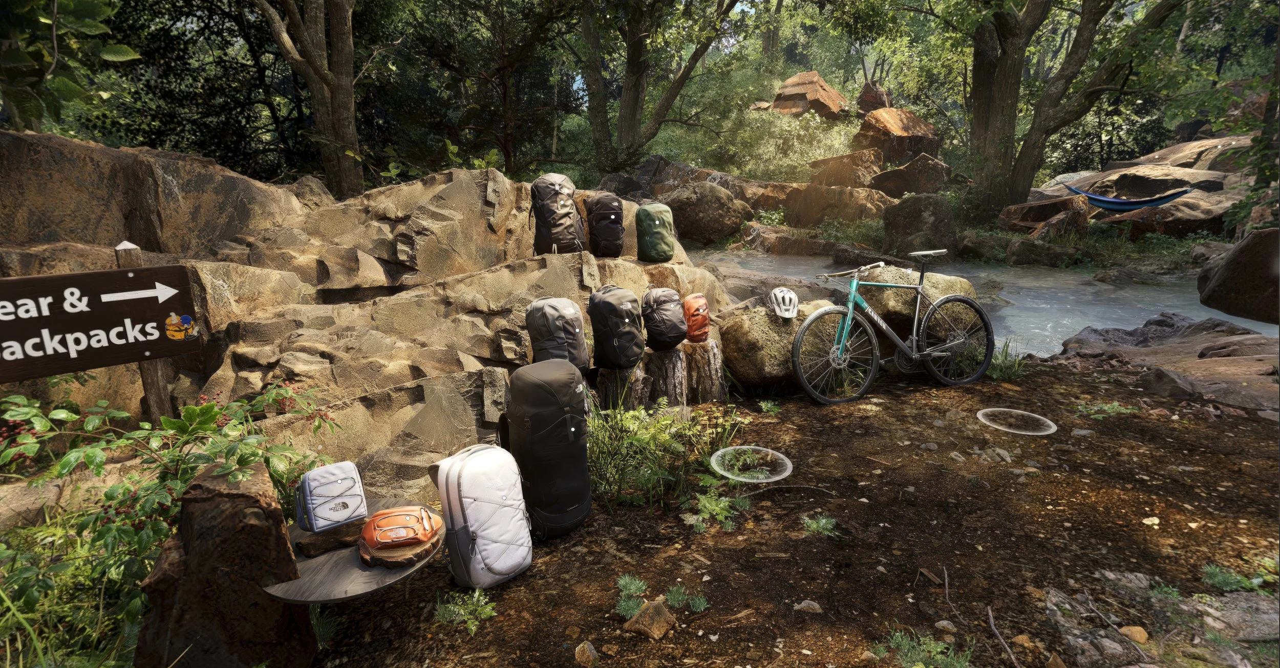 Immersive 3D retail storefront for The North Face Amazon launch

Spatial digital commerce environment for outdoor lifestyle brand