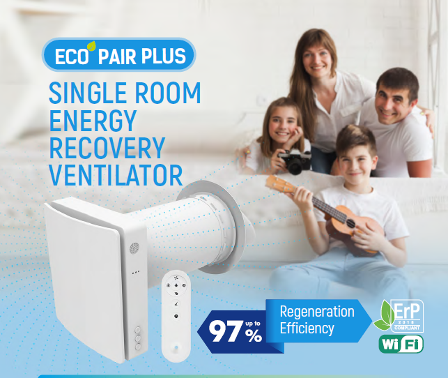 Energian sekä lämmön talteenottoventtiili