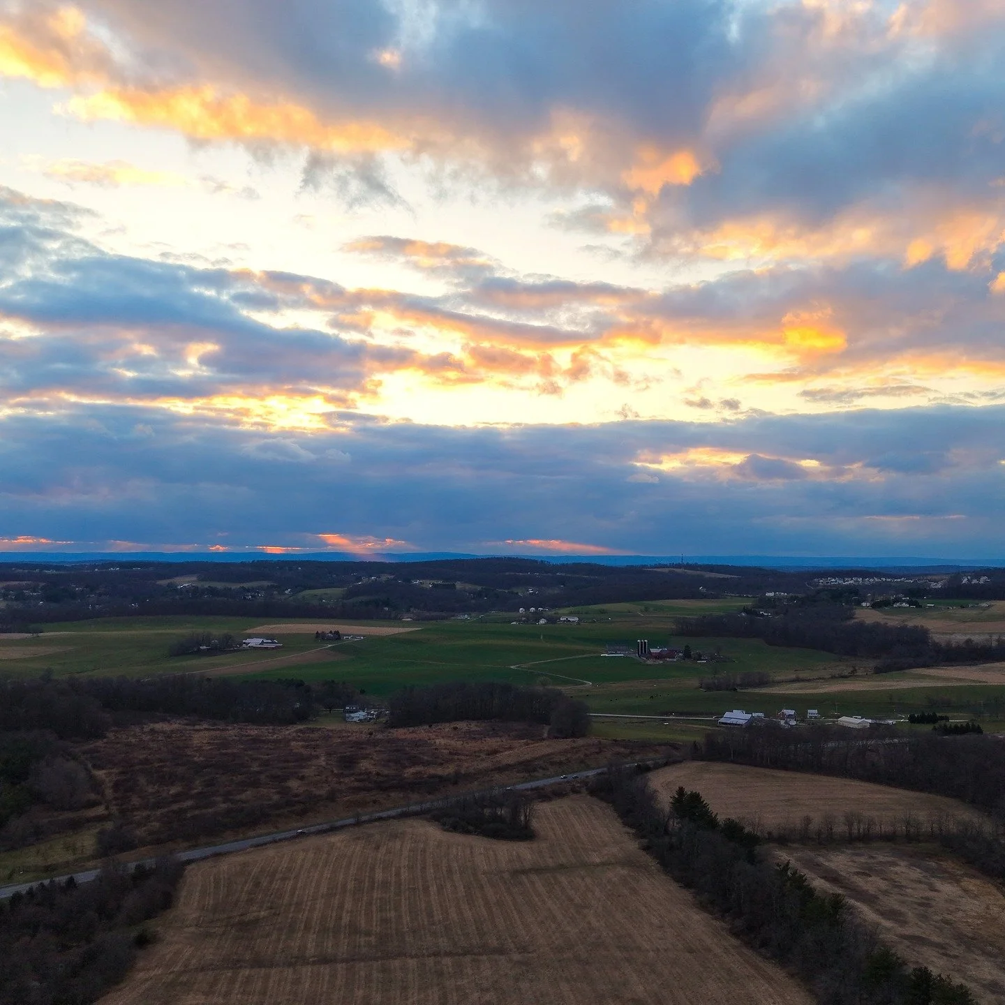 Golden Hour at 400 feet.