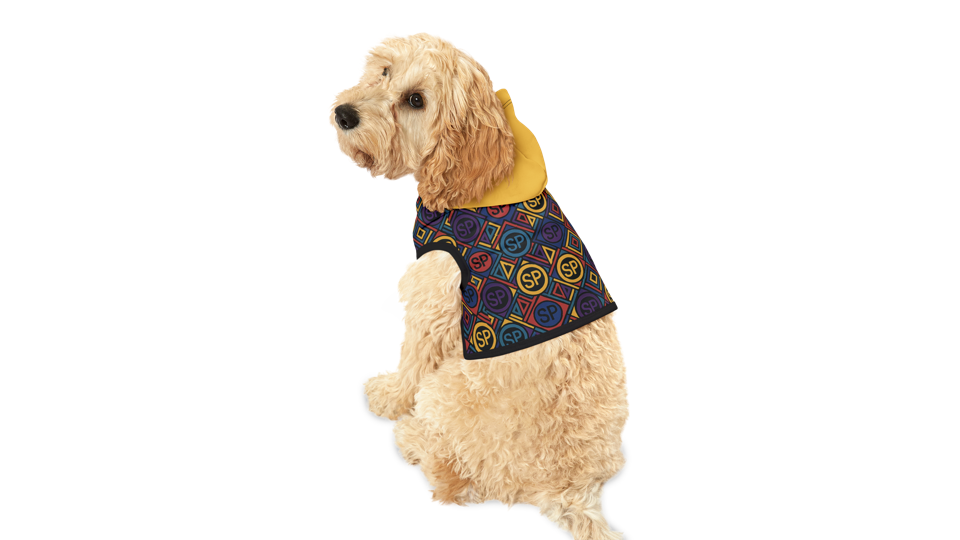 Swaggy Poodle  Bring the Sunshine  Pet Hoodie — Multi-Color SP Monogram.014.png