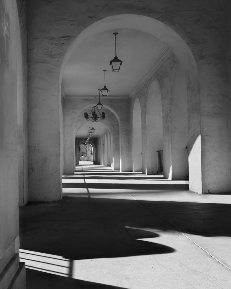 A rare afternoon moment when the Balboa Park promenades were empty. San Diego, CA | © Edge of Clarity Photo | Elizabeth Chaney 2026