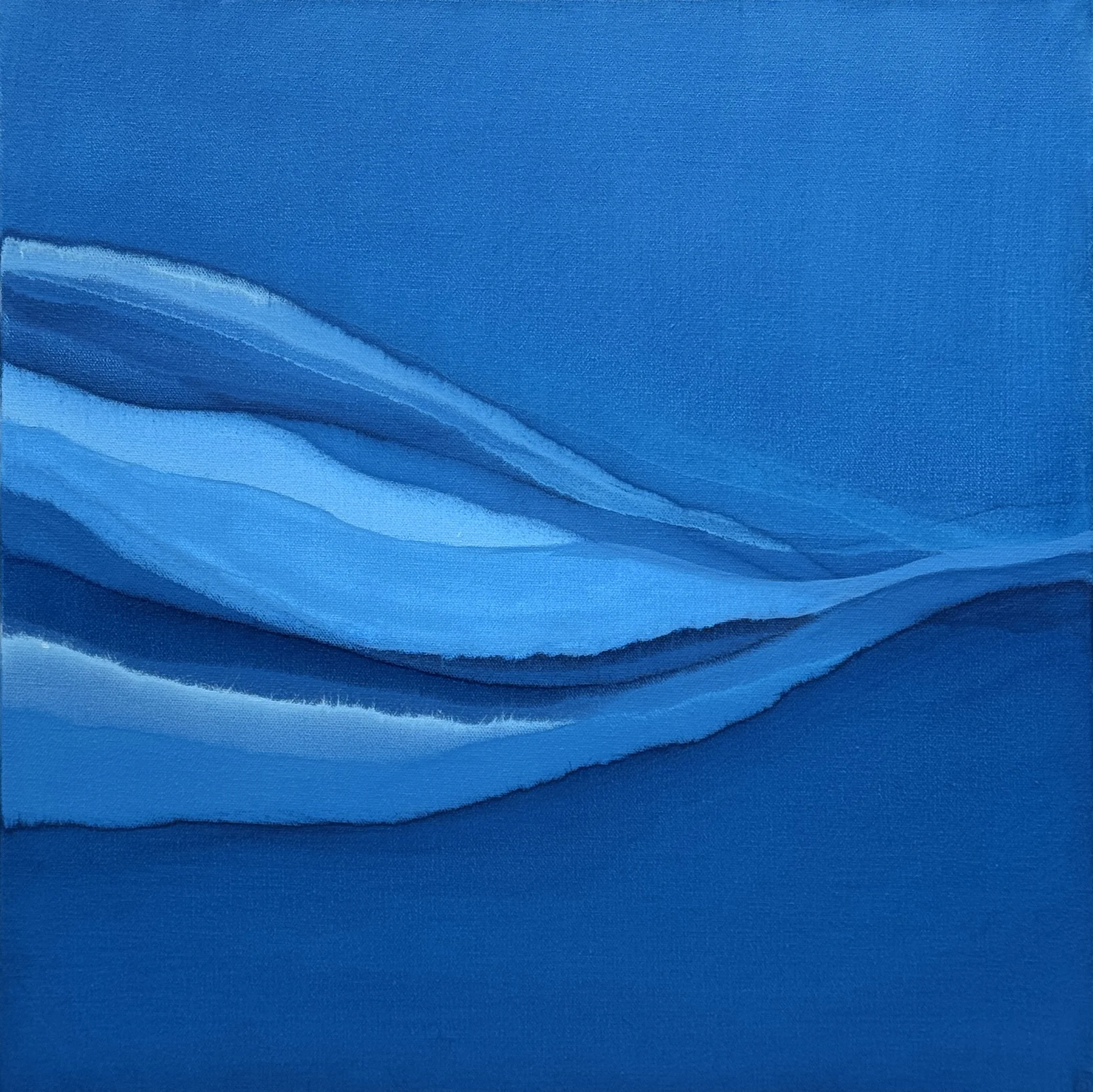 Breakwater II, diptych, 24" x 24"