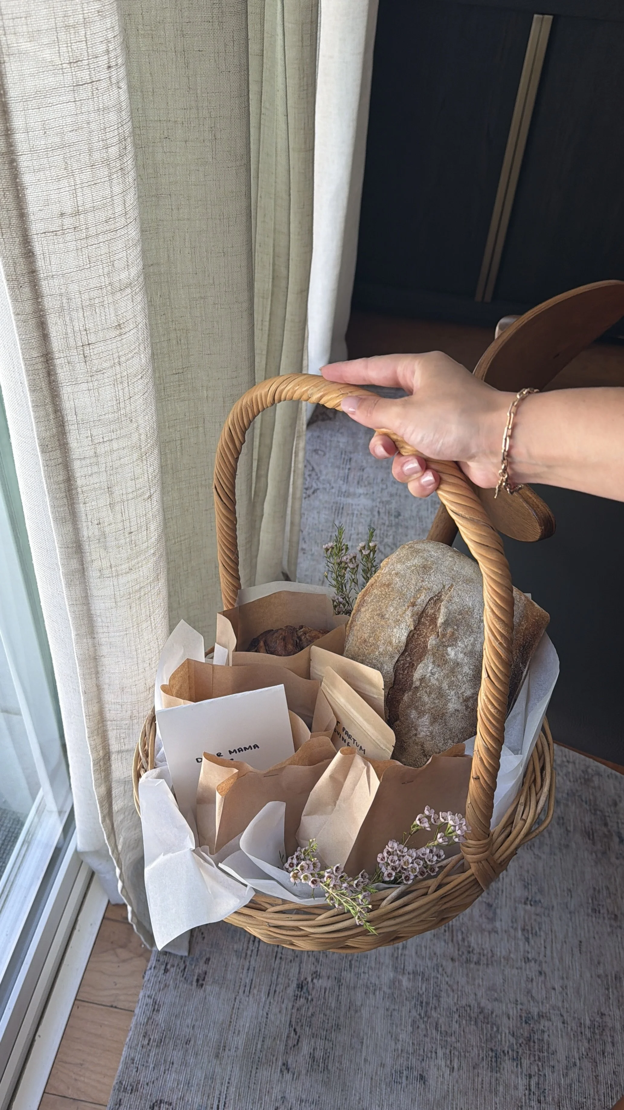 Post Partum Gift Basket of baked goodies from I Need Dessert