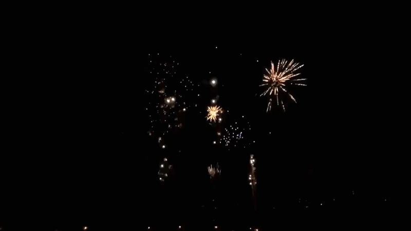 A video of fireworks