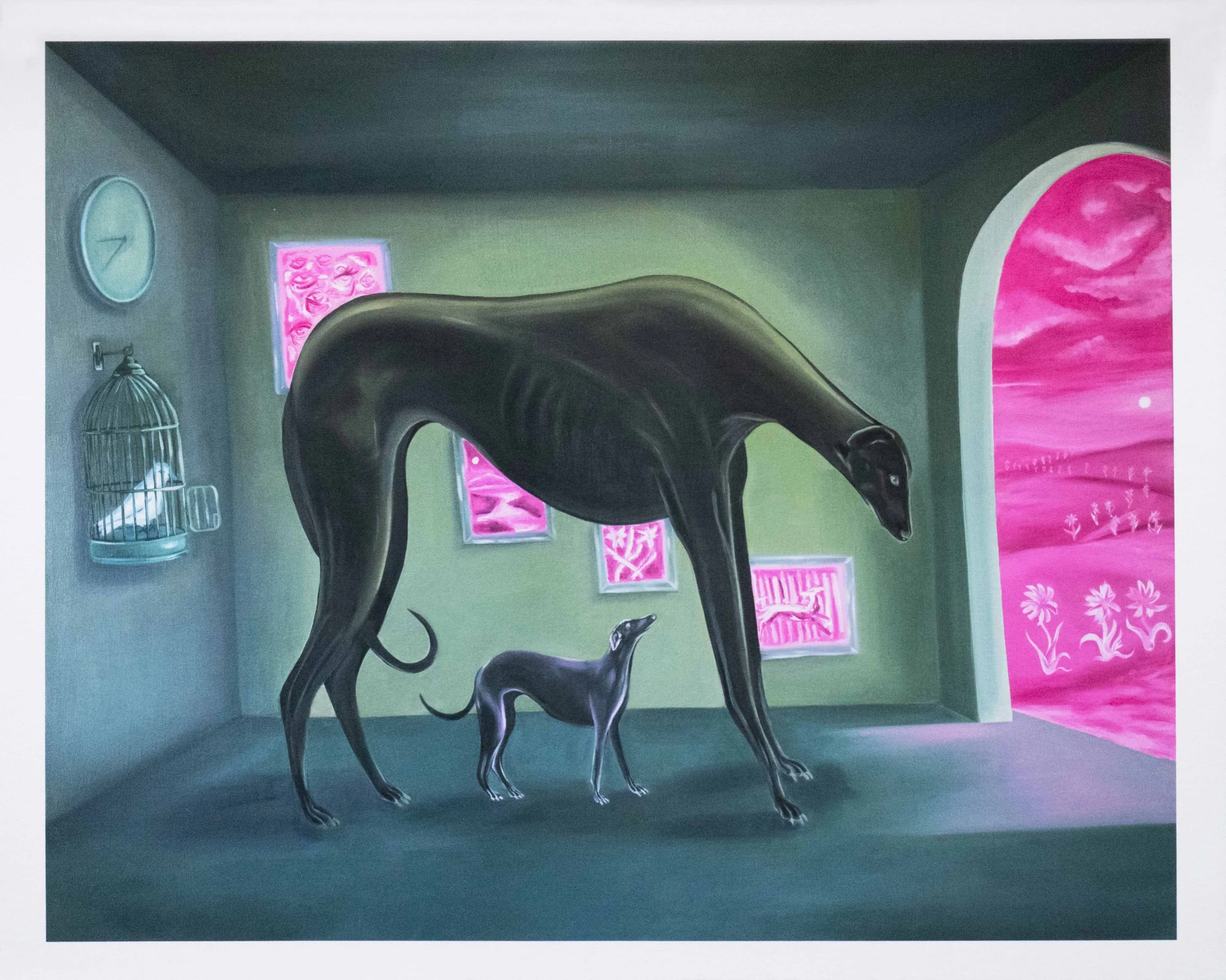 We can leave anytime you want | Greyhound Fine Art Print