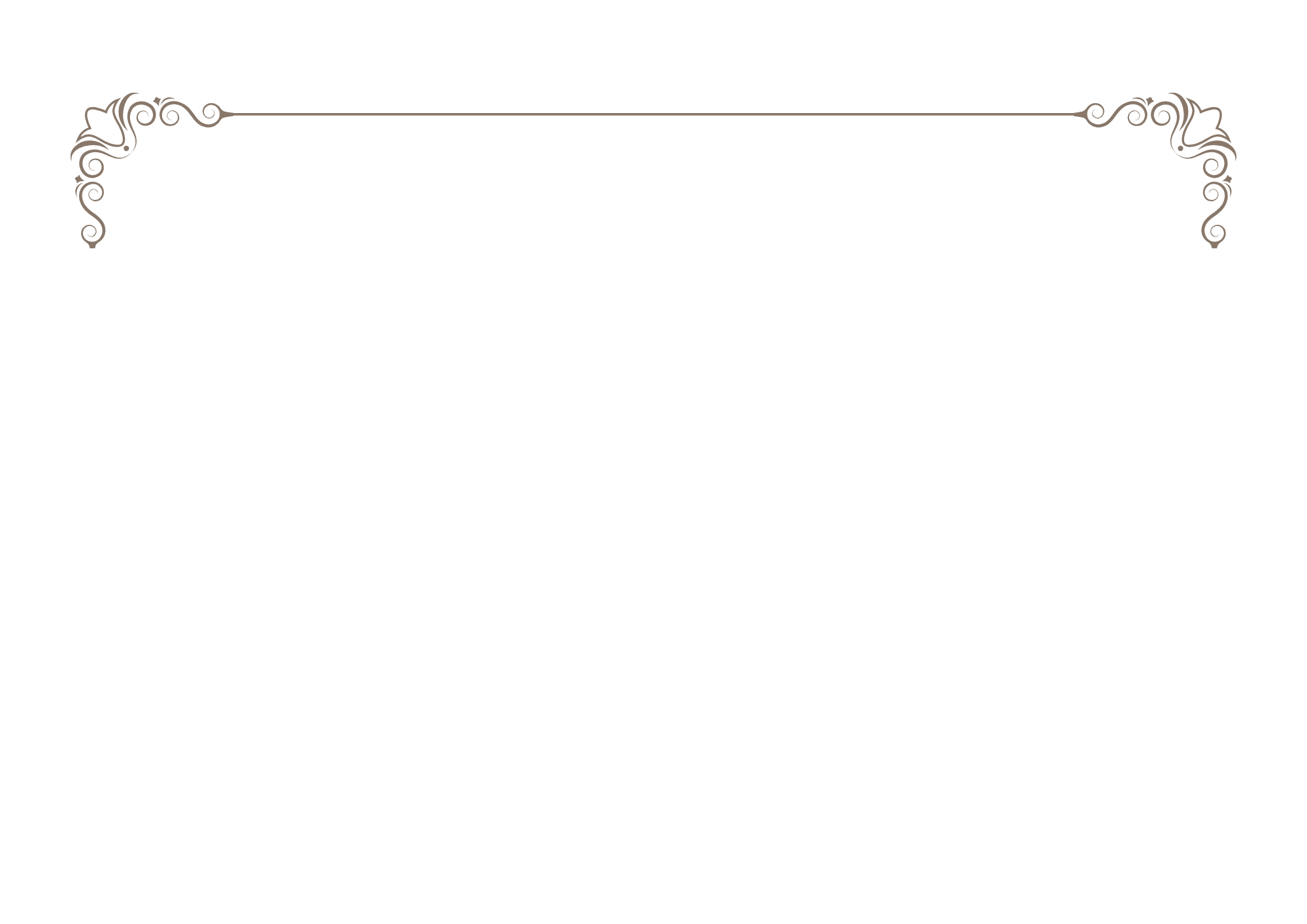 decorative wedding border