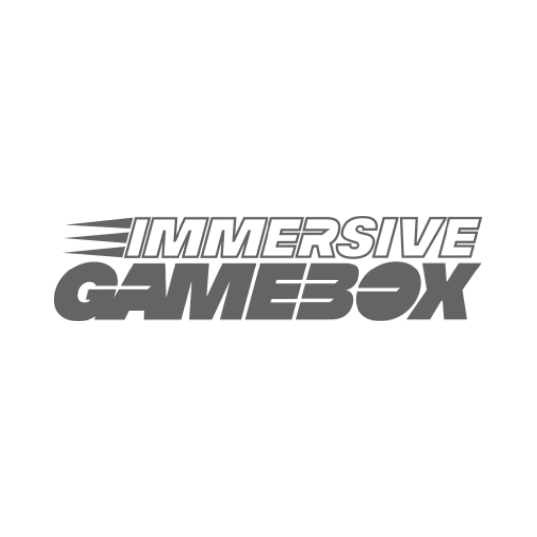Black and white logo for "Summersive Gamebox" with bold, stylized text.