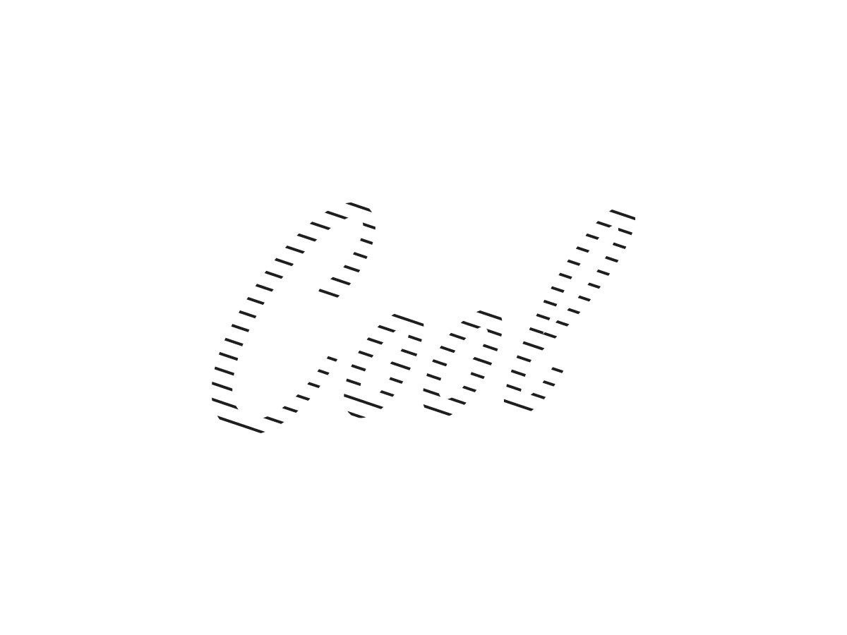 The word 'Cool' written with dashed black lines on a white background.