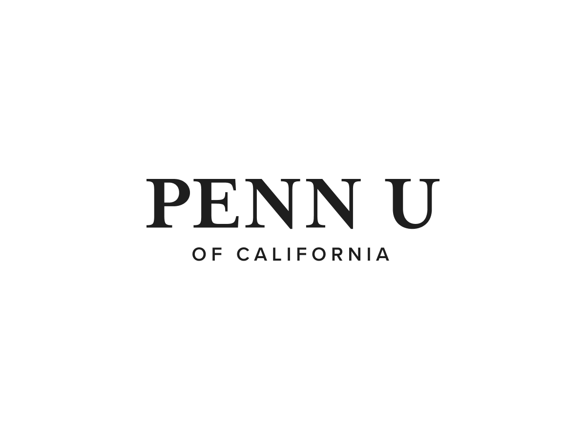 Penn U of California logo in black text on white background.