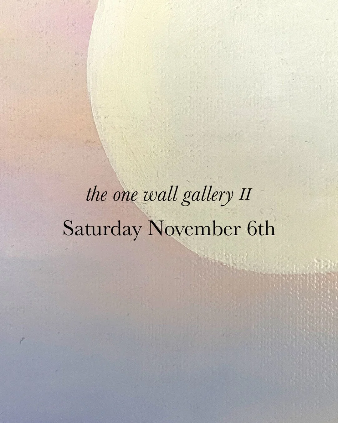 Nicolette Mishkan - The One Wall Gallery