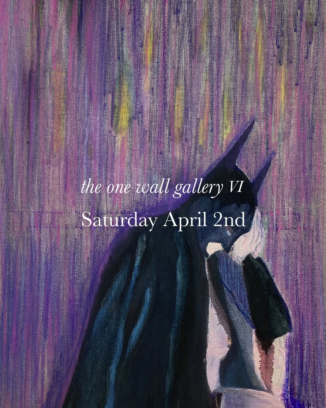 Exhibition artwork and announcement for Hadrien Jacquelet at The One Wall Gallery, curated by Vigo Leonarte