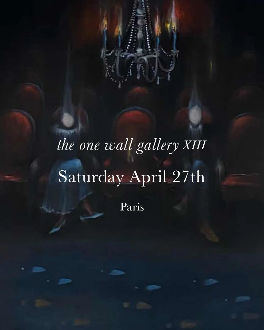 The One Wall Gallery exhibition of Tamar Sulakvelidze, intimate art presentation curated by Vigo Leonarte in Paris