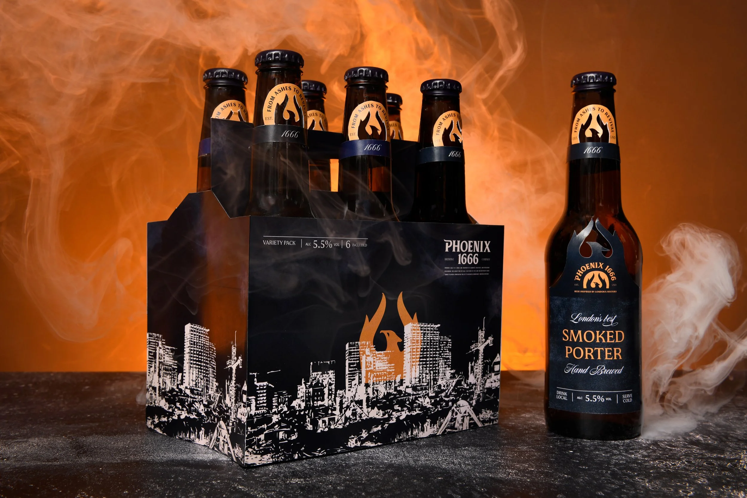 Pheonix 1666 // Beer Packaging