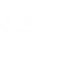 A simple white logo of a house.