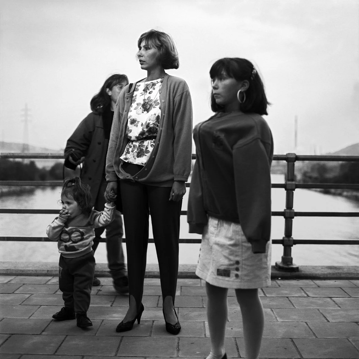 Tournage de "Je pense à vous" des frères Dardenne, Amay octobre '91