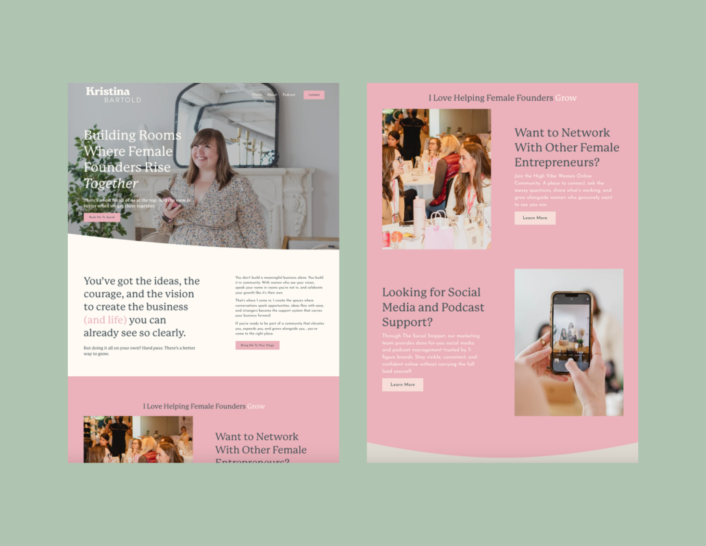 Kristina Bartold Website pages.png