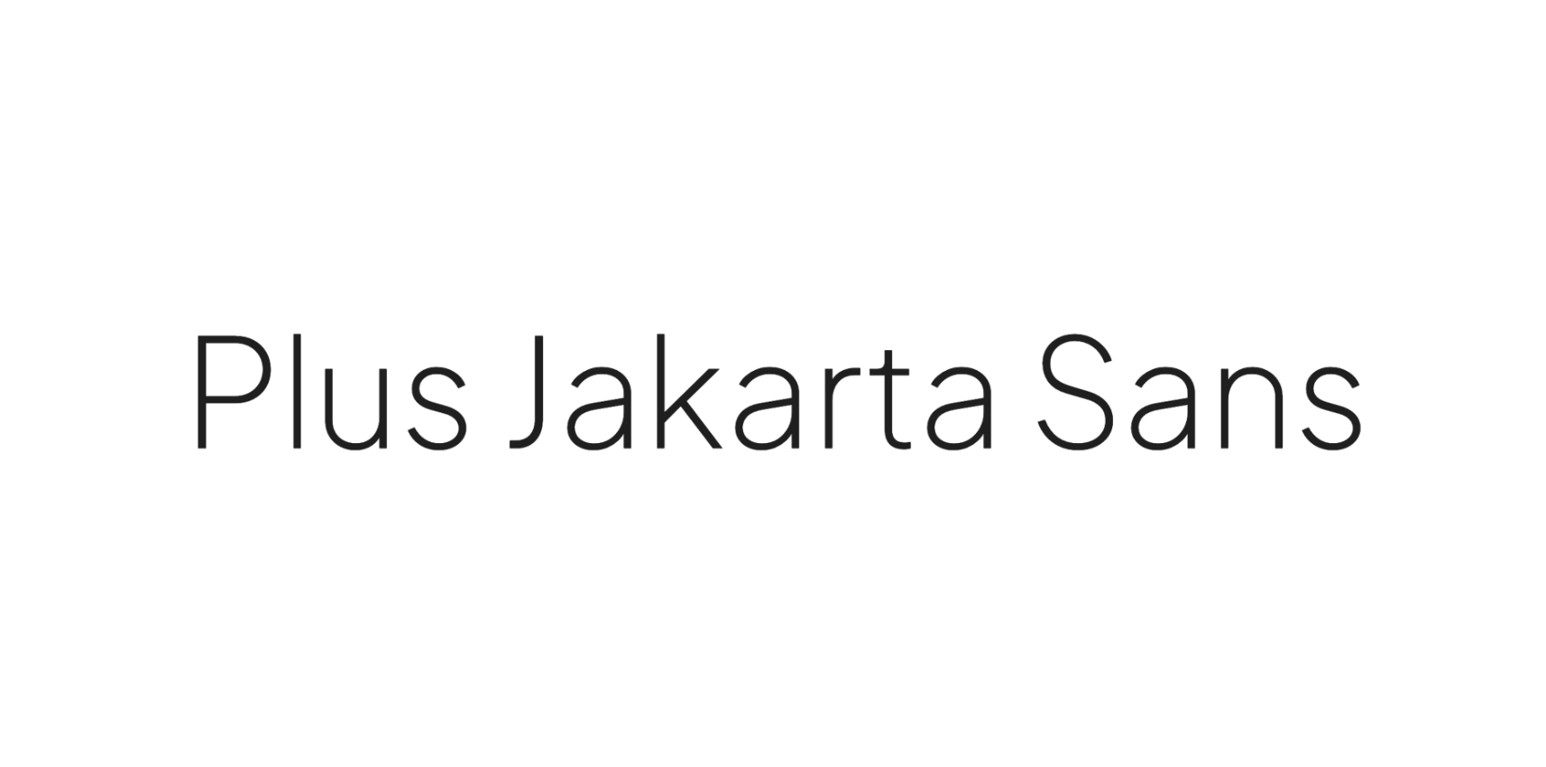 Plus Jakarta Sans