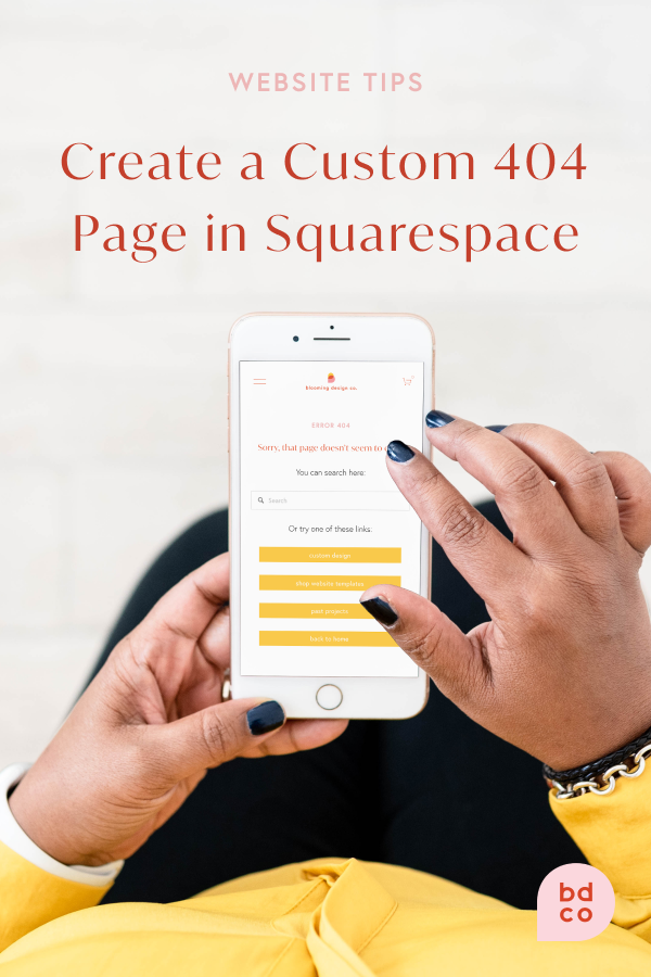 Optimize Your 404 Page in Squarespace