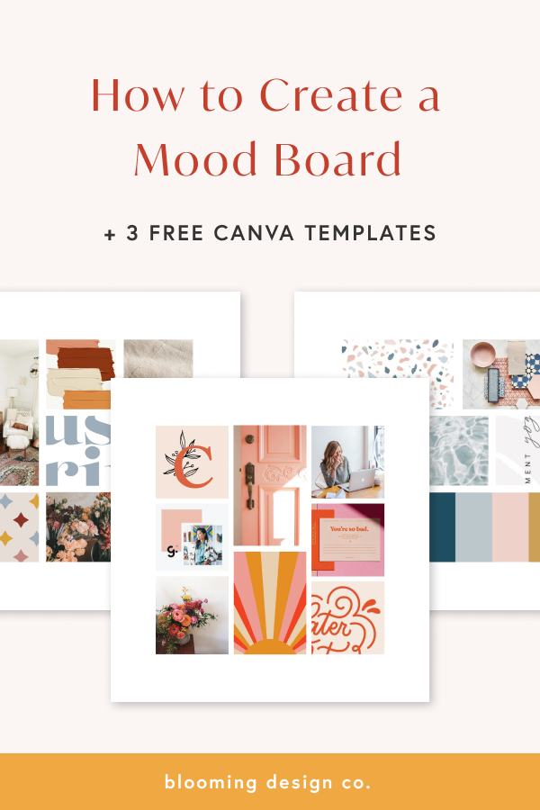 Create a Mood Board +3 Free Canva Templates