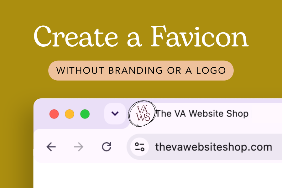 How to Create an On-brand Favicon–Even Without a Logo